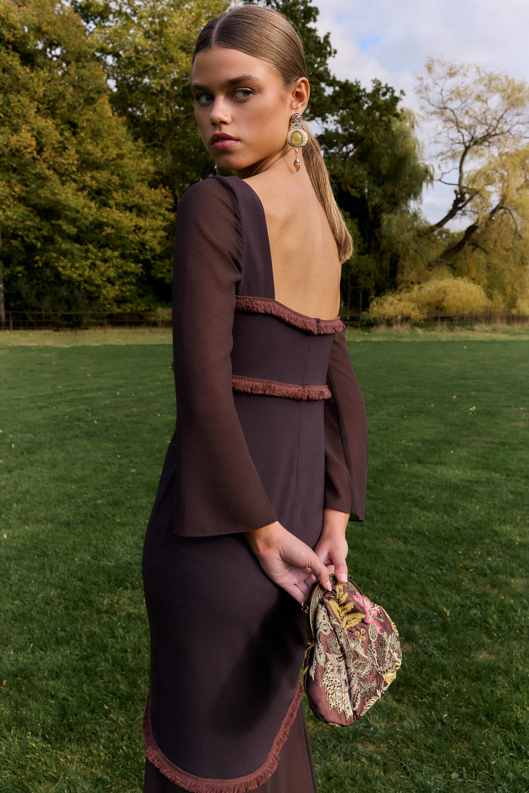 Robe Cefira Marron