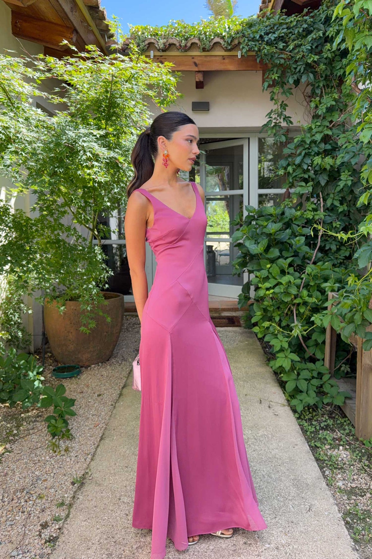 lady pipa dresses Franca Rosé Dress The model is 170cm grey and black stripe Size:44/16 Formal Long Bohemian Dresses
