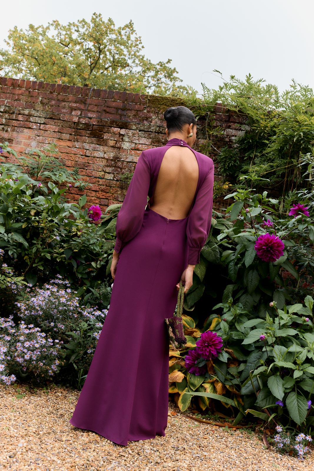 Robe Meira Aubergine