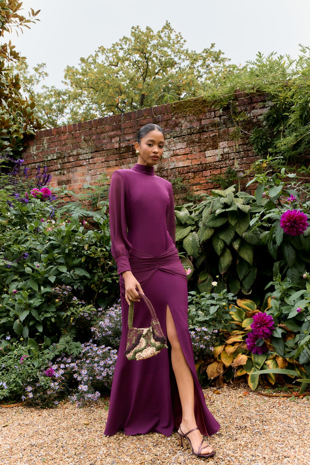 Robe Meira Aubergine