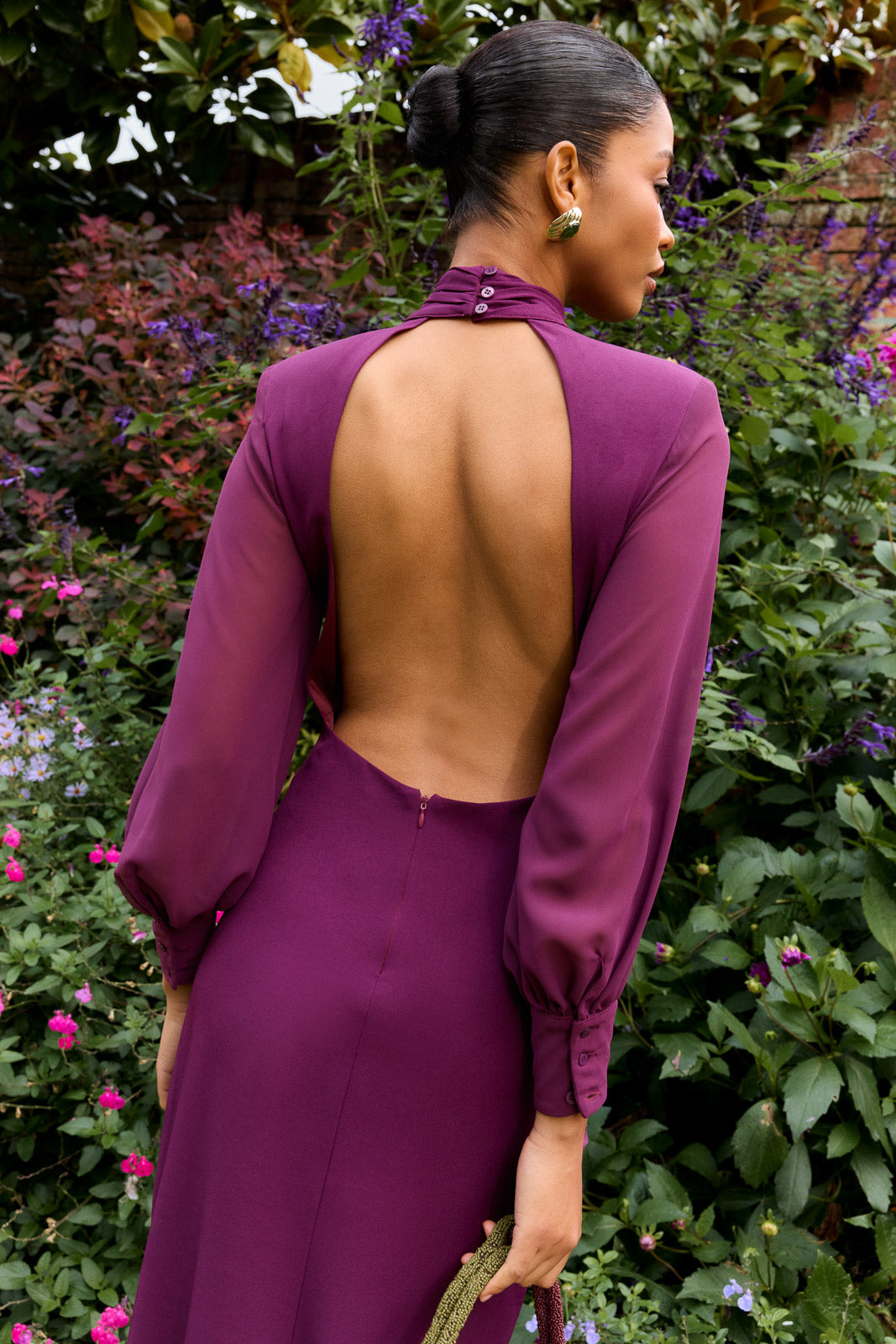 Robe Meira Aubergine