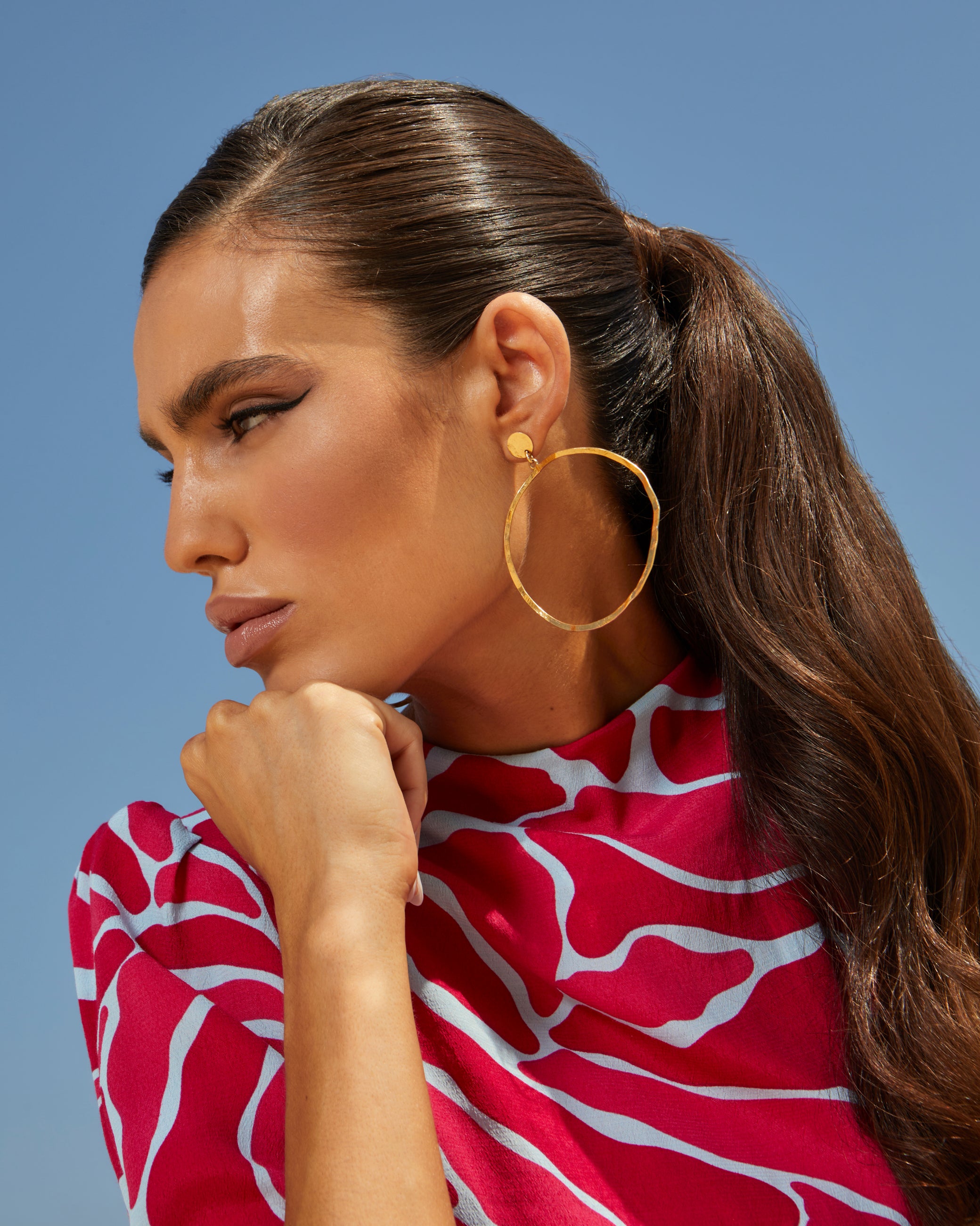 Boucles d’oreilles Rocío Doré de Malababa
