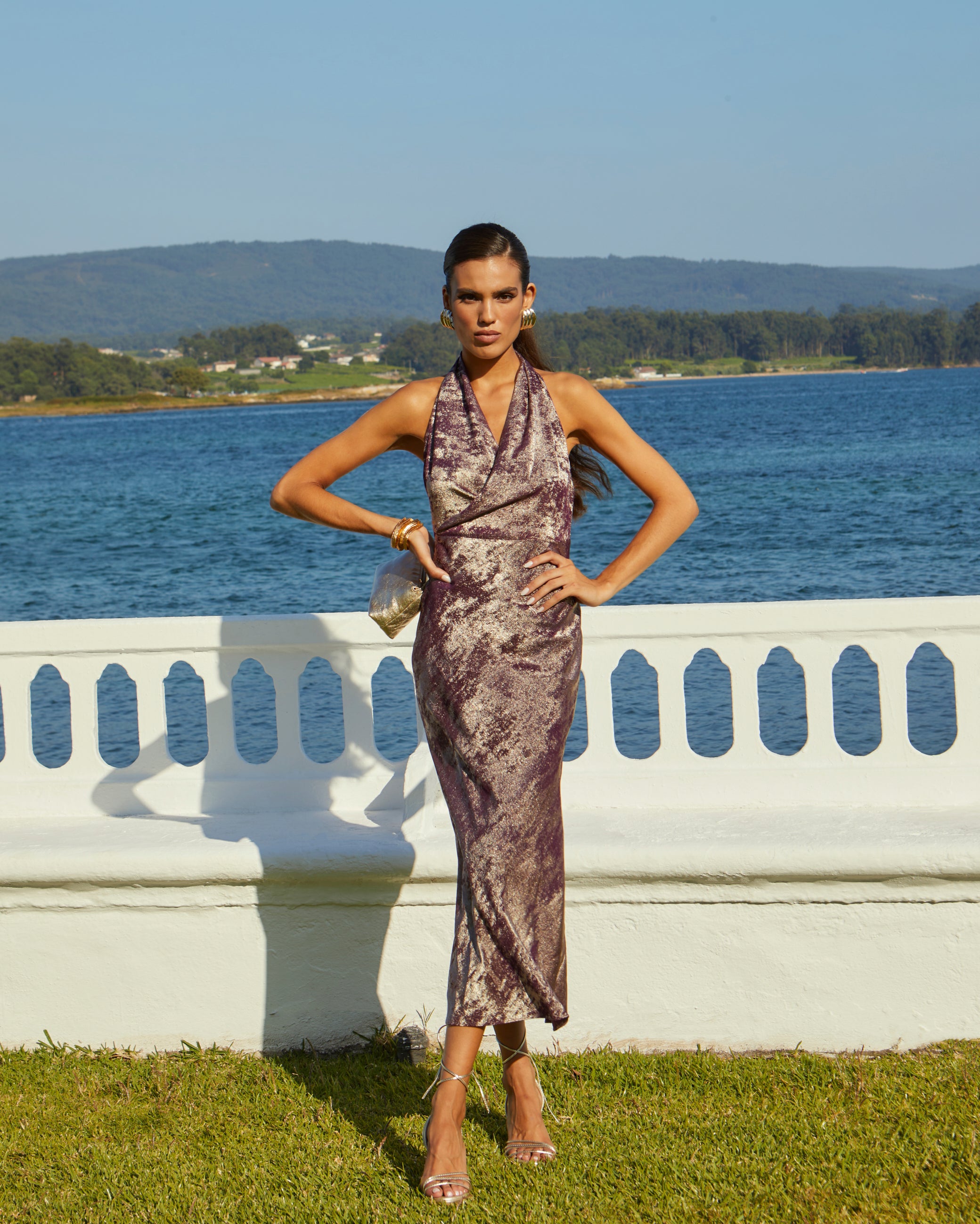 Binibeca Plum Dress