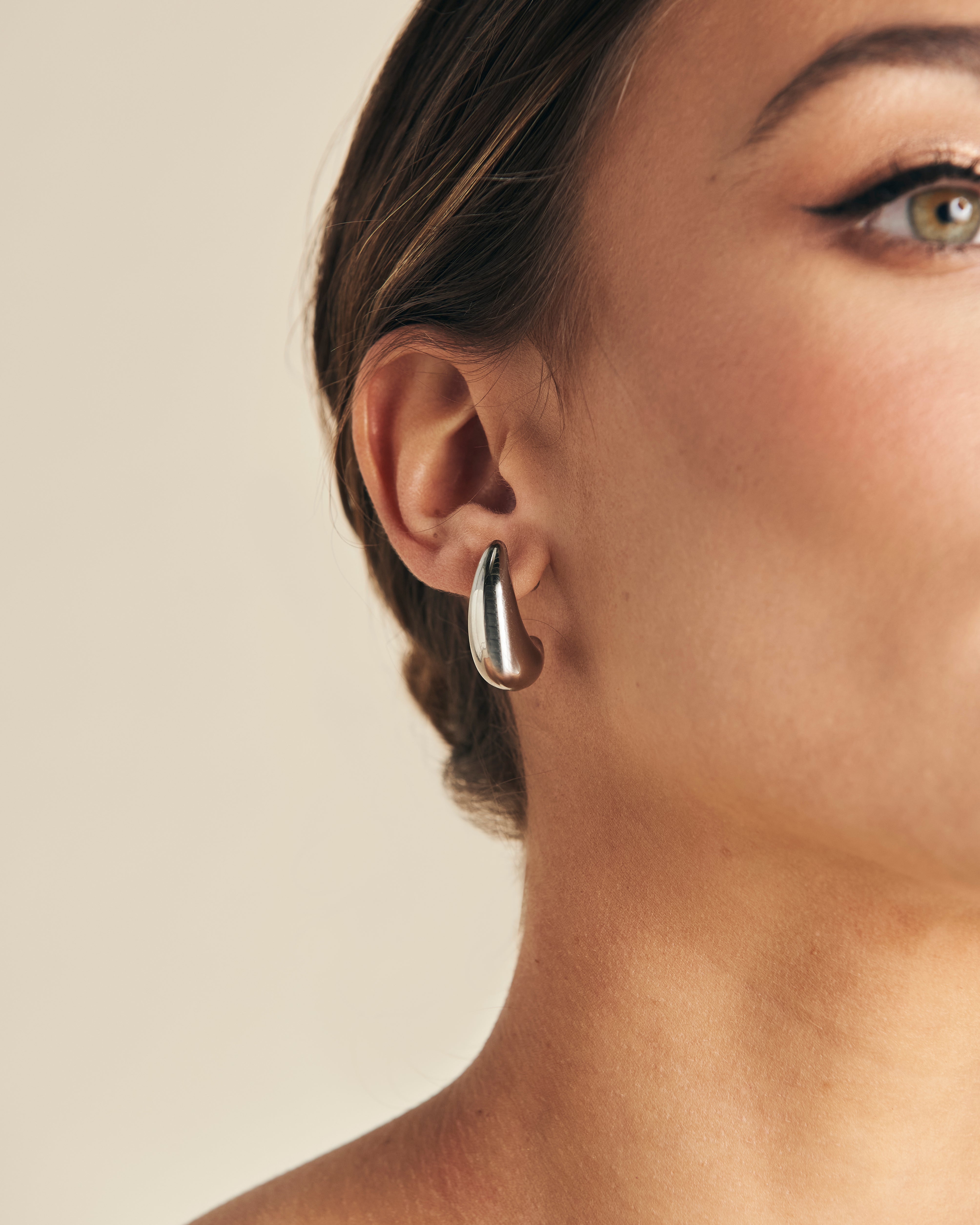 Boucles d'oreilles Goutte Argent