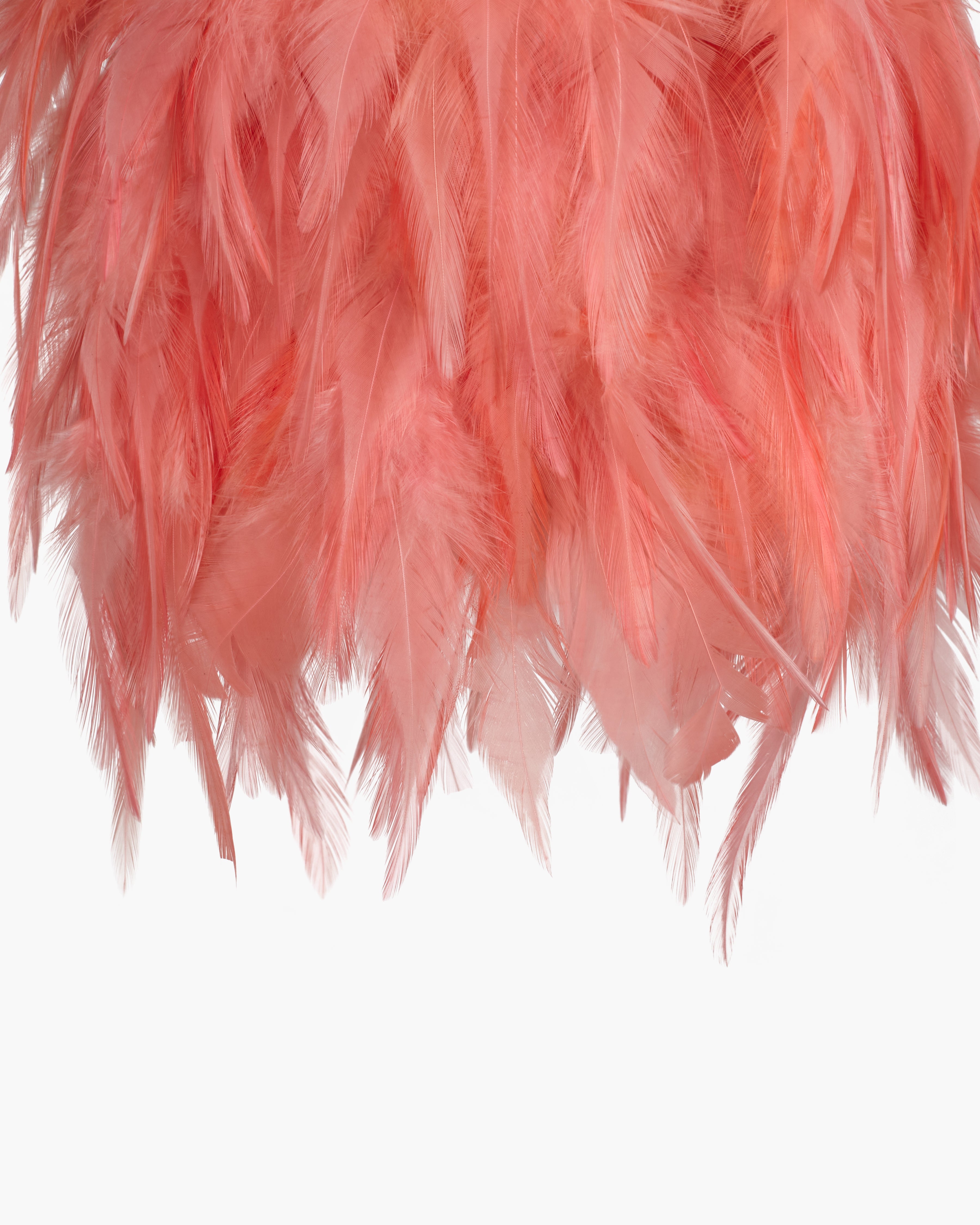 Bolso Bruna Plumas Coral