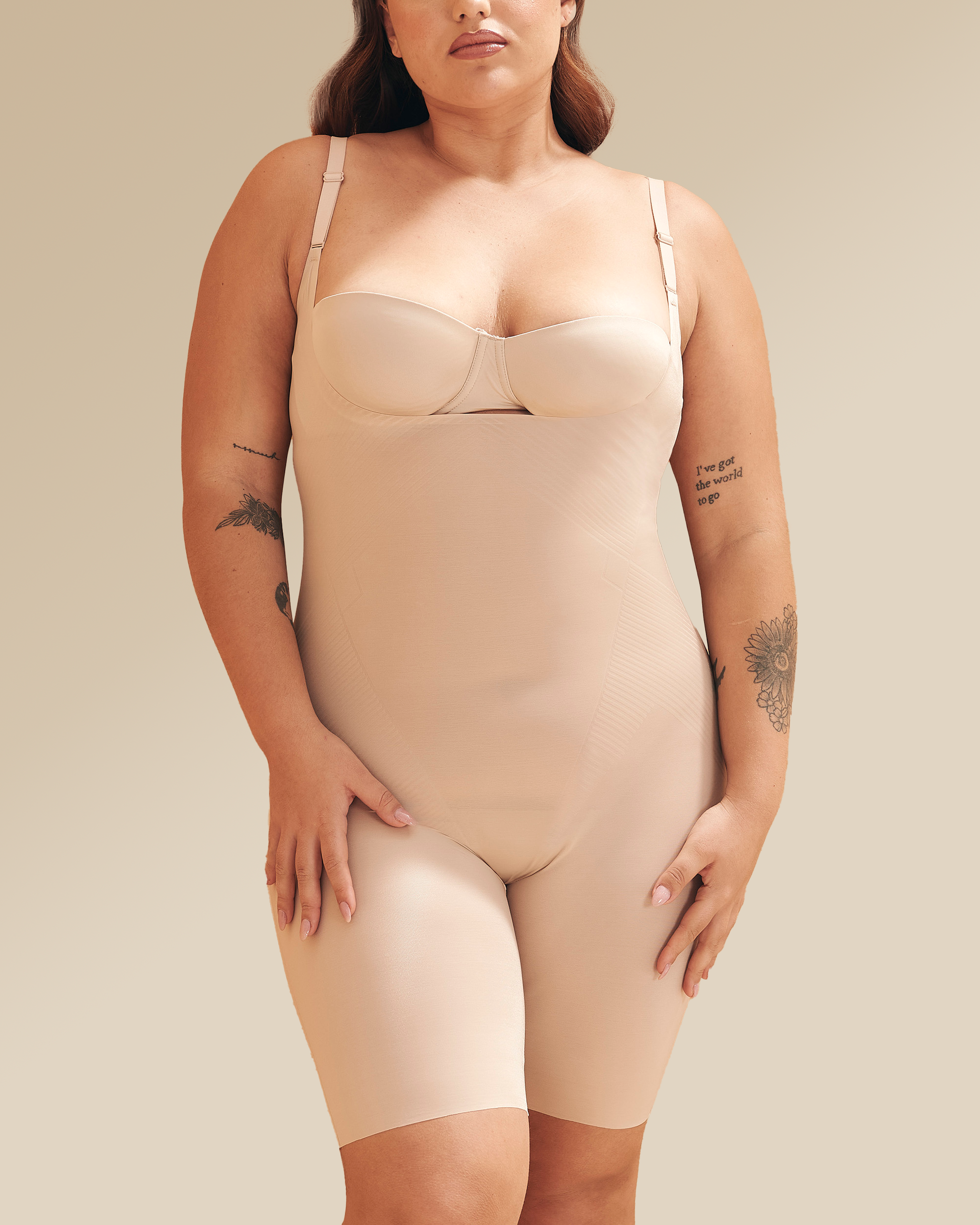 Body moldeador sin aros Beige de SPANX