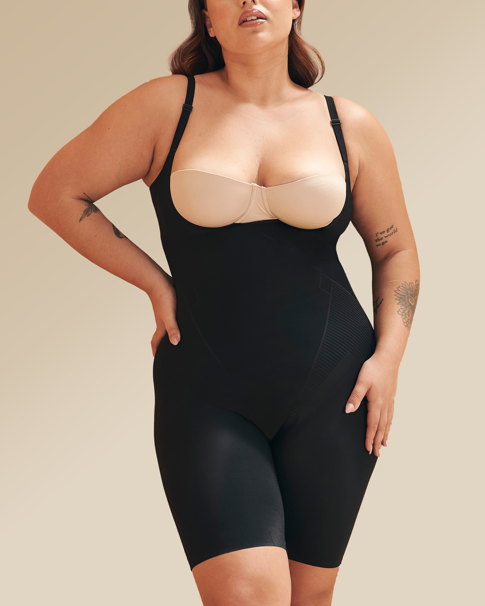 Body moldeador sin aros Negro de SPANX