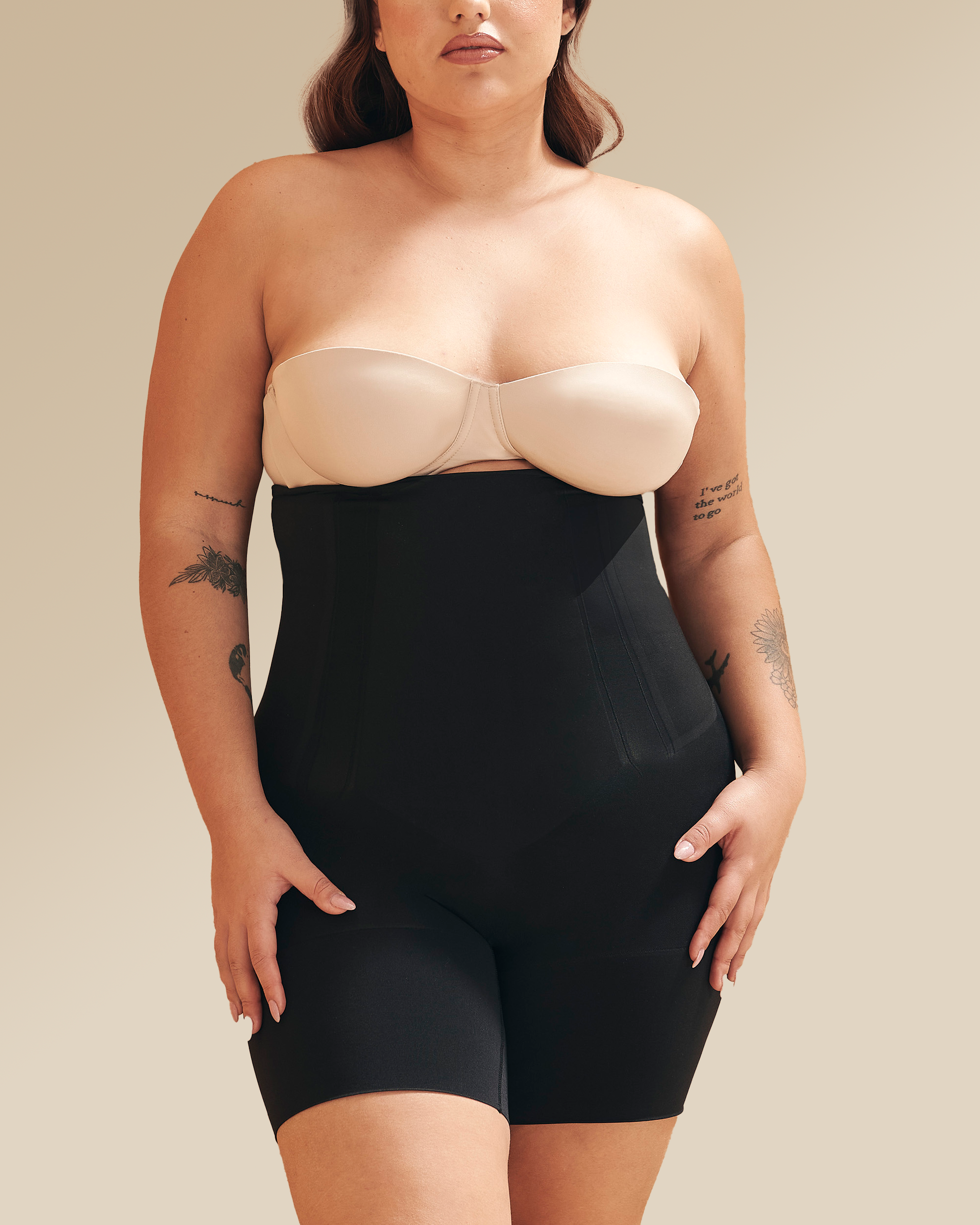 Black High-waisted Slimming Girdle by SPANX