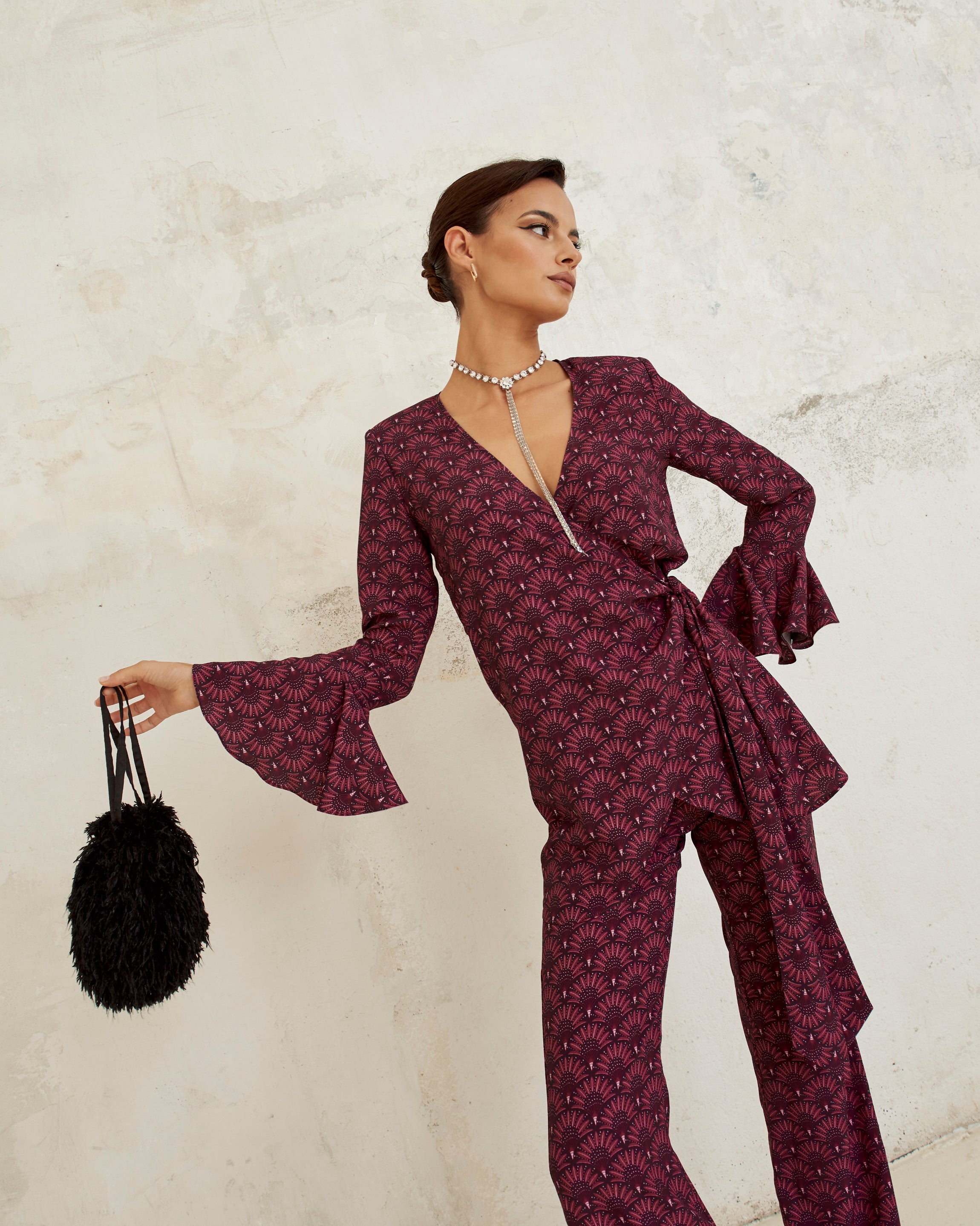 Pantalón Agatha Gatsby morado