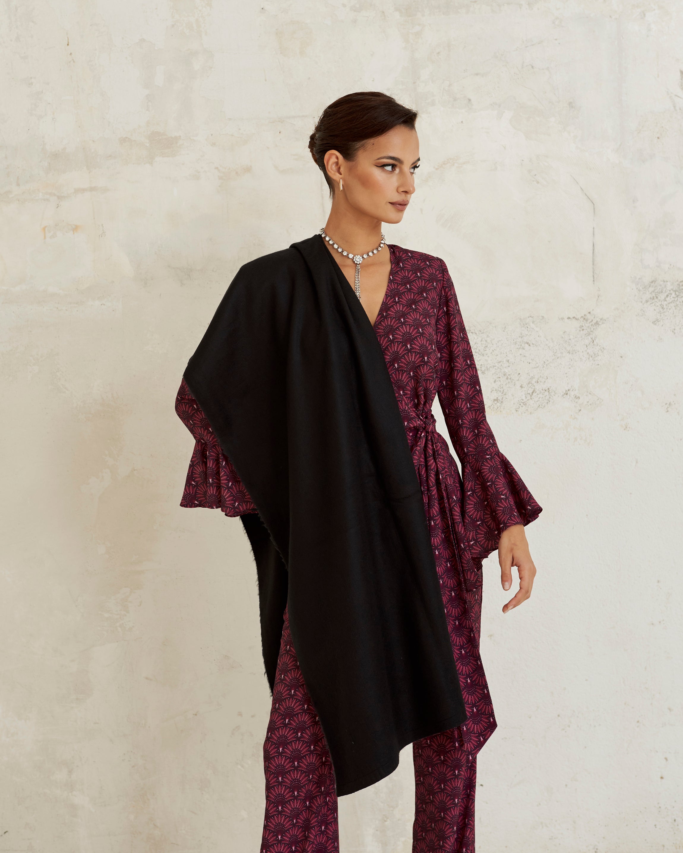 Agatha Gatsby morado Blazer