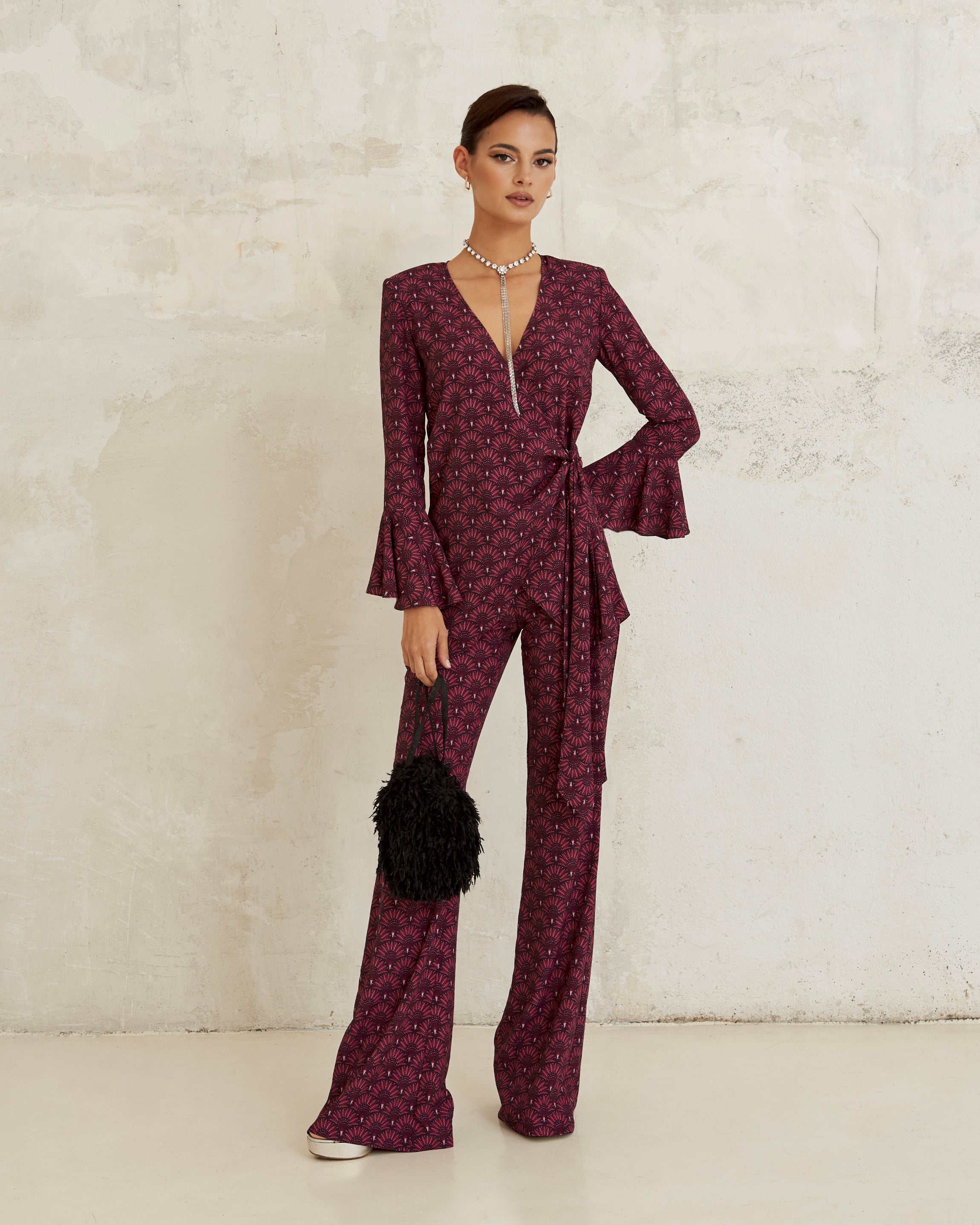 Pantalón Agatha Gatsby morado
