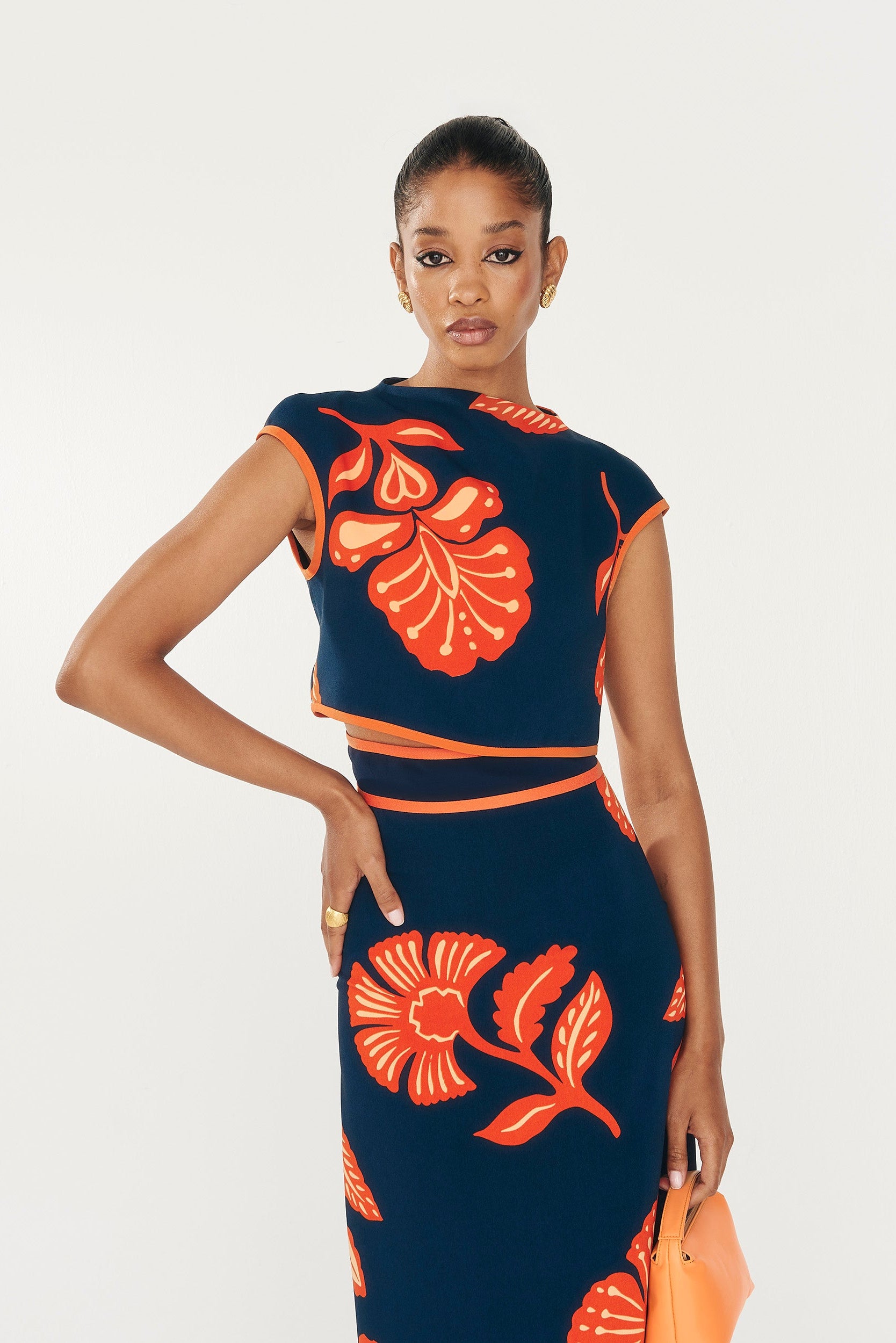 Dune Manila Navy Top