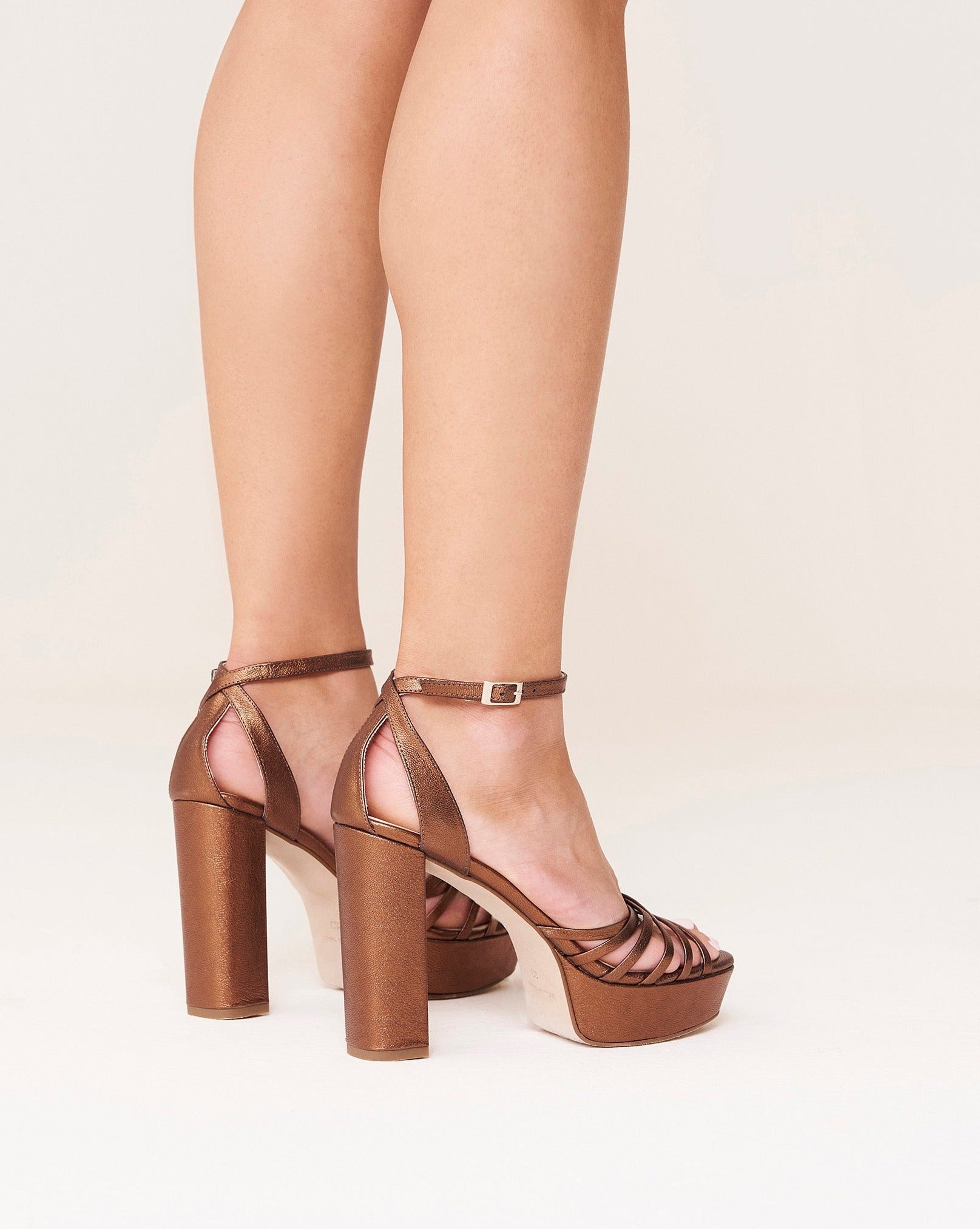 Graciela Copper Sandals