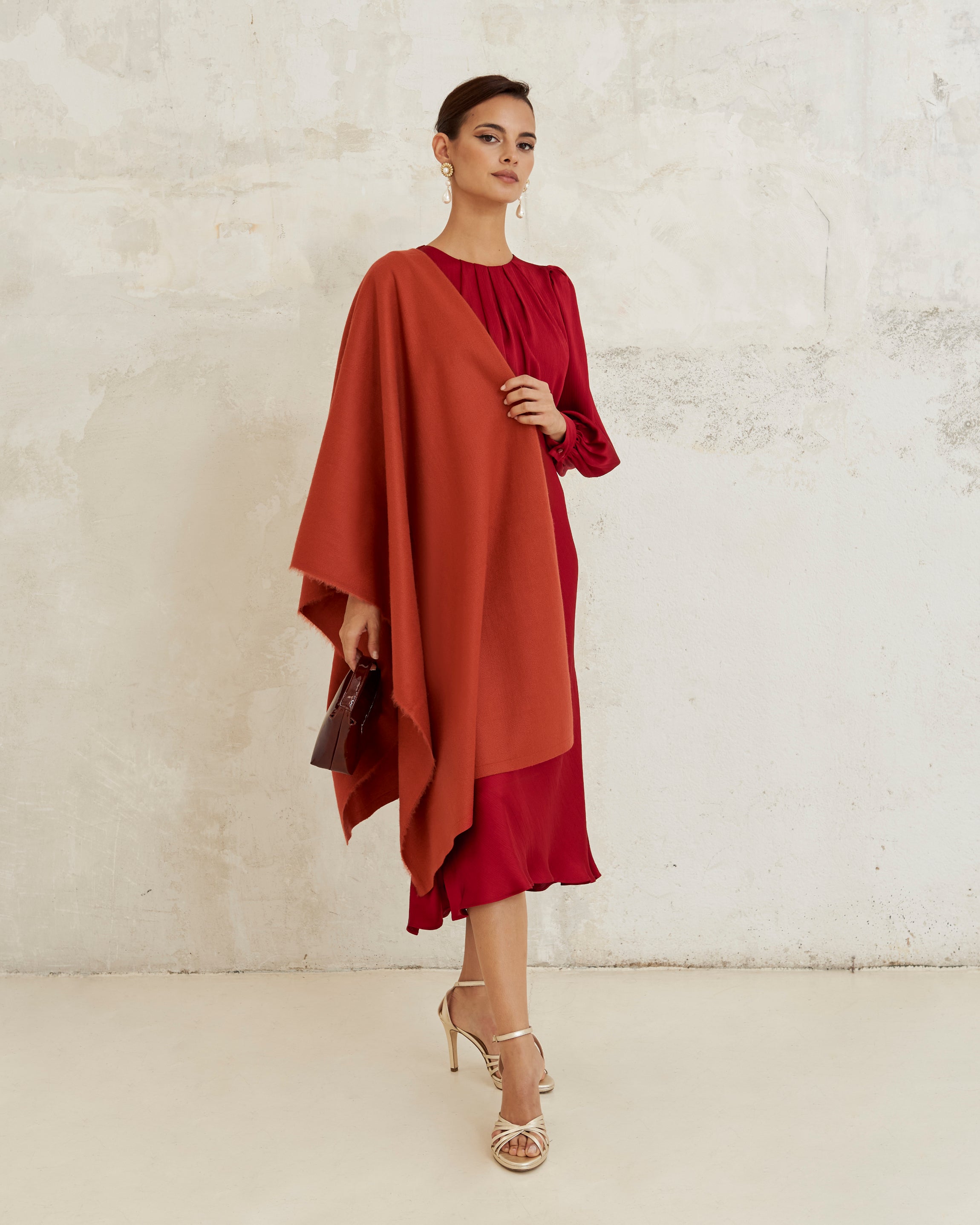 Robe Janice Bordeaux