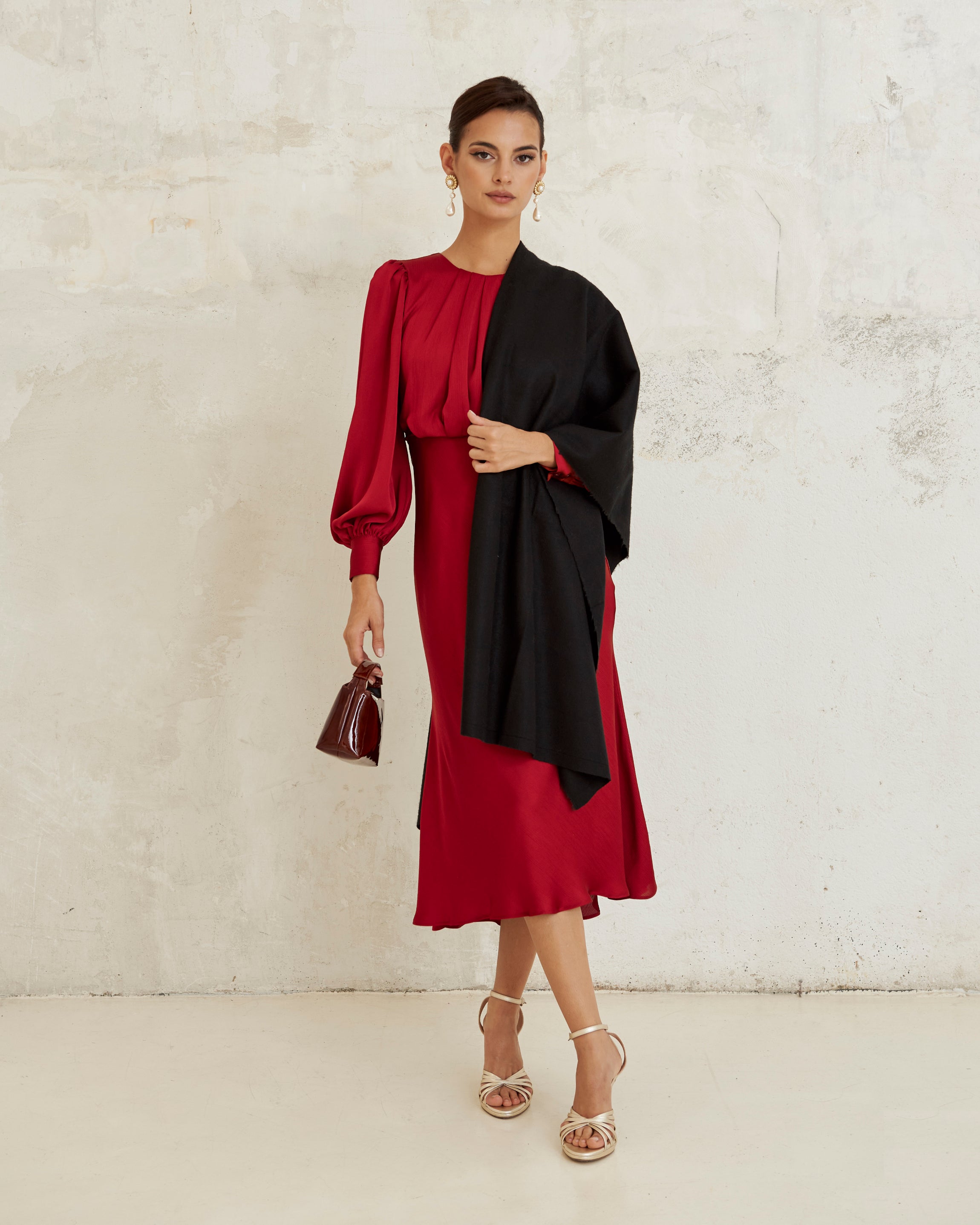 Robe Janice Bordeaux