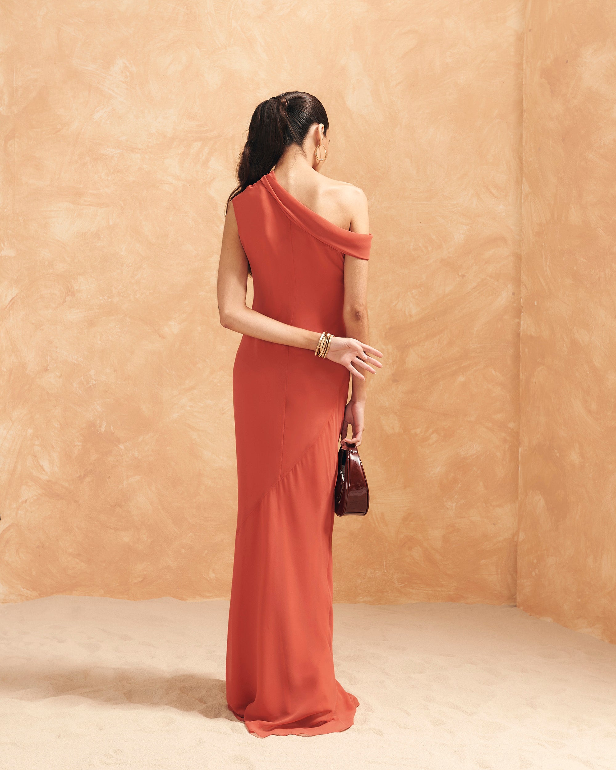 Marguerite Russet orange Dress