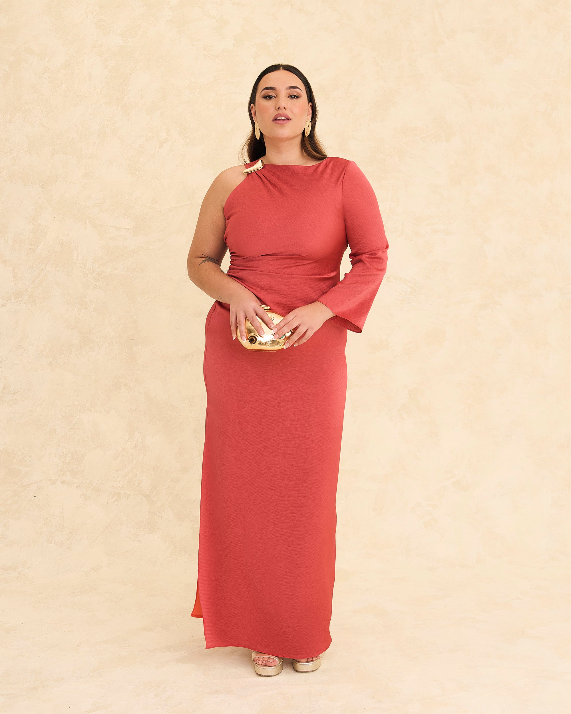 Selena Coral Dress