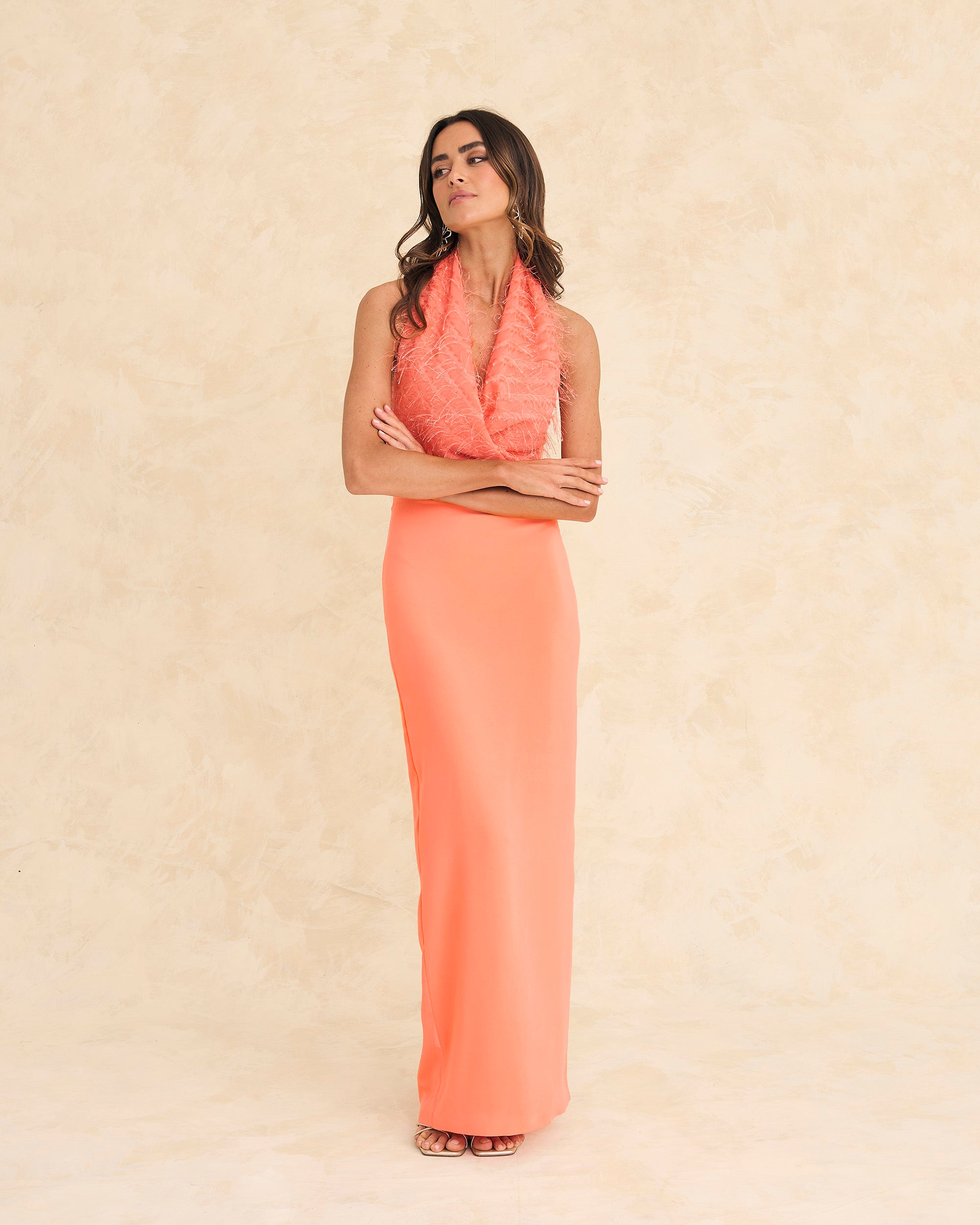 Vestido Nara Coral