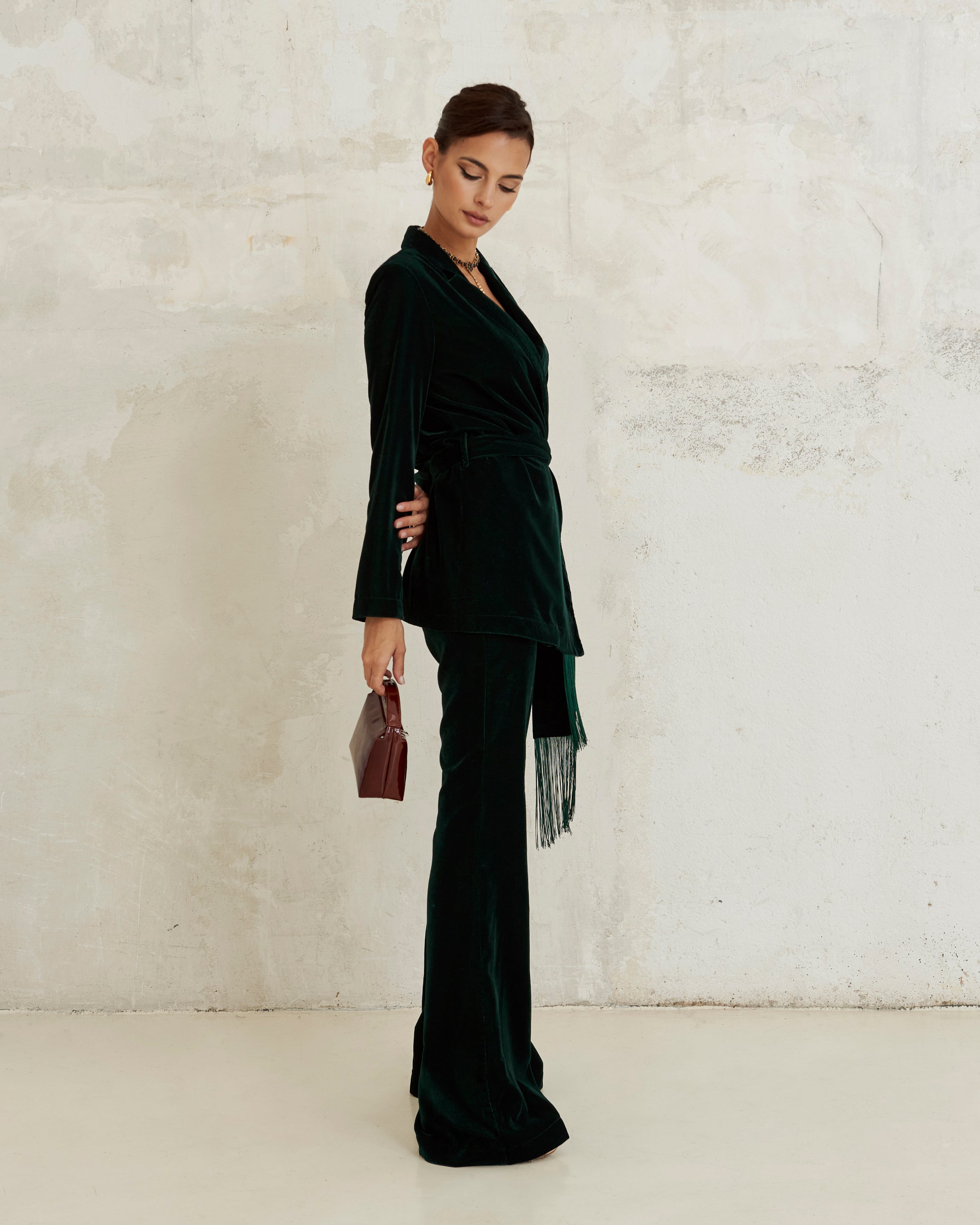 Pantalon Agatha Vert