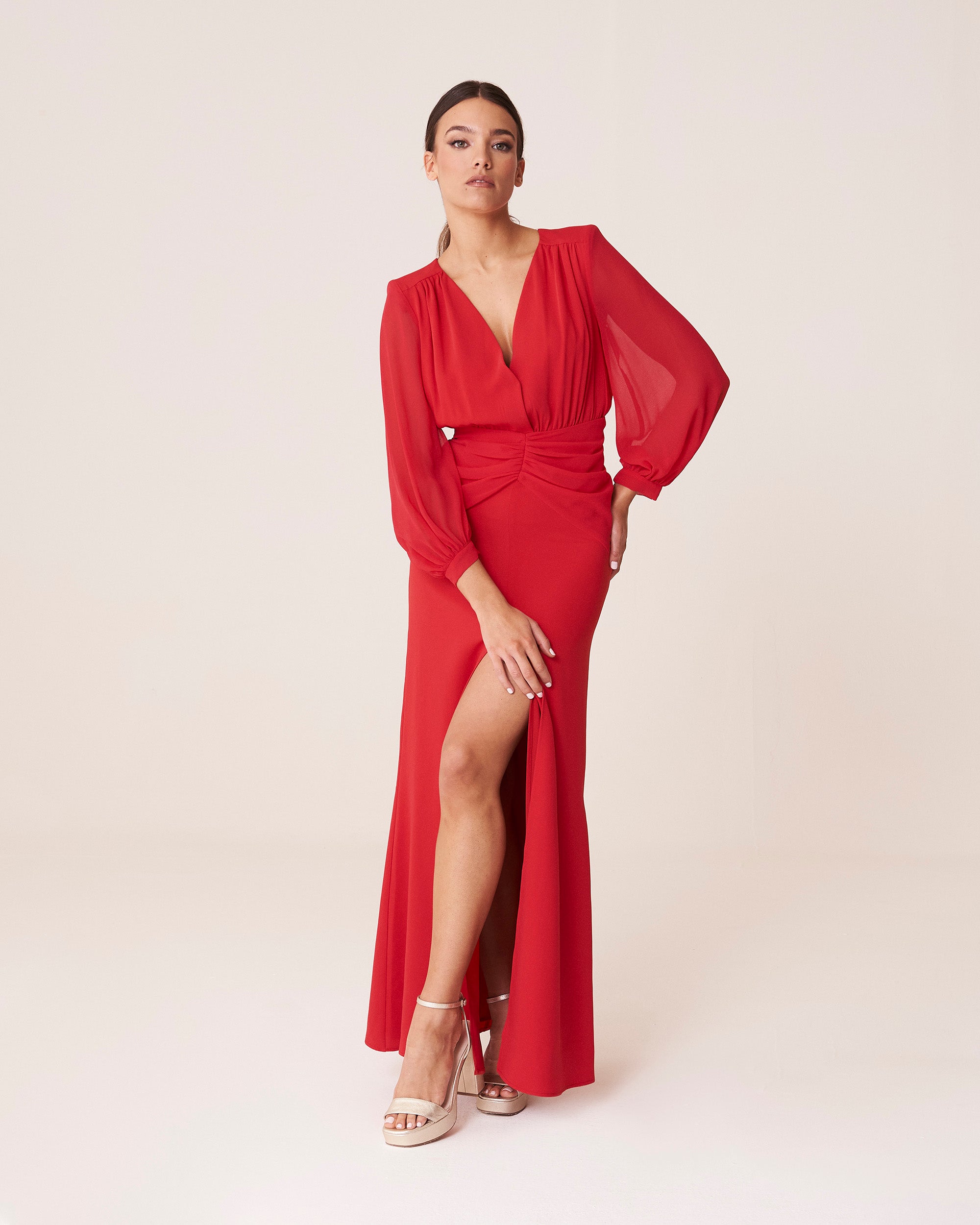 Idina Red Dress