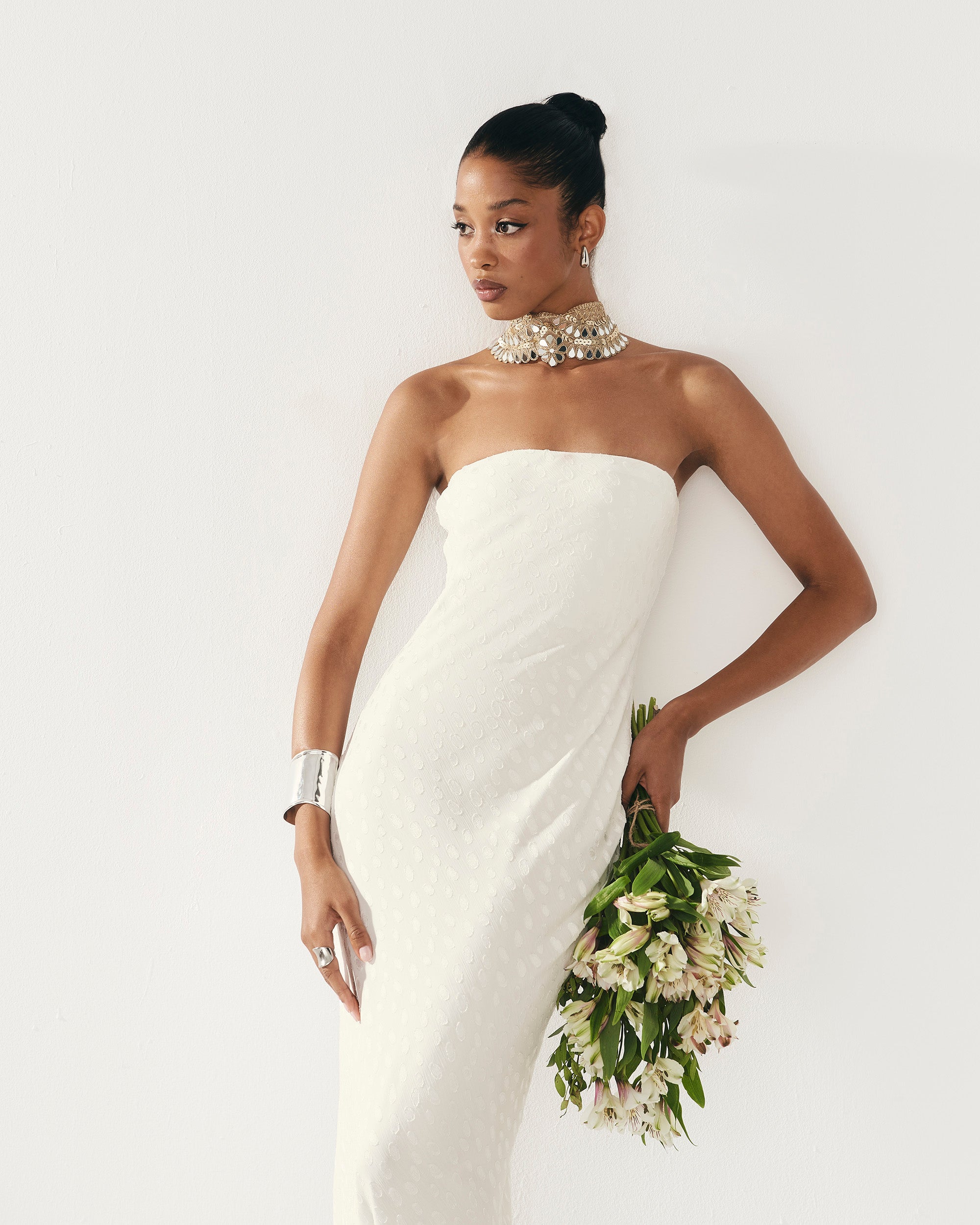 Orfila Dress Ivory