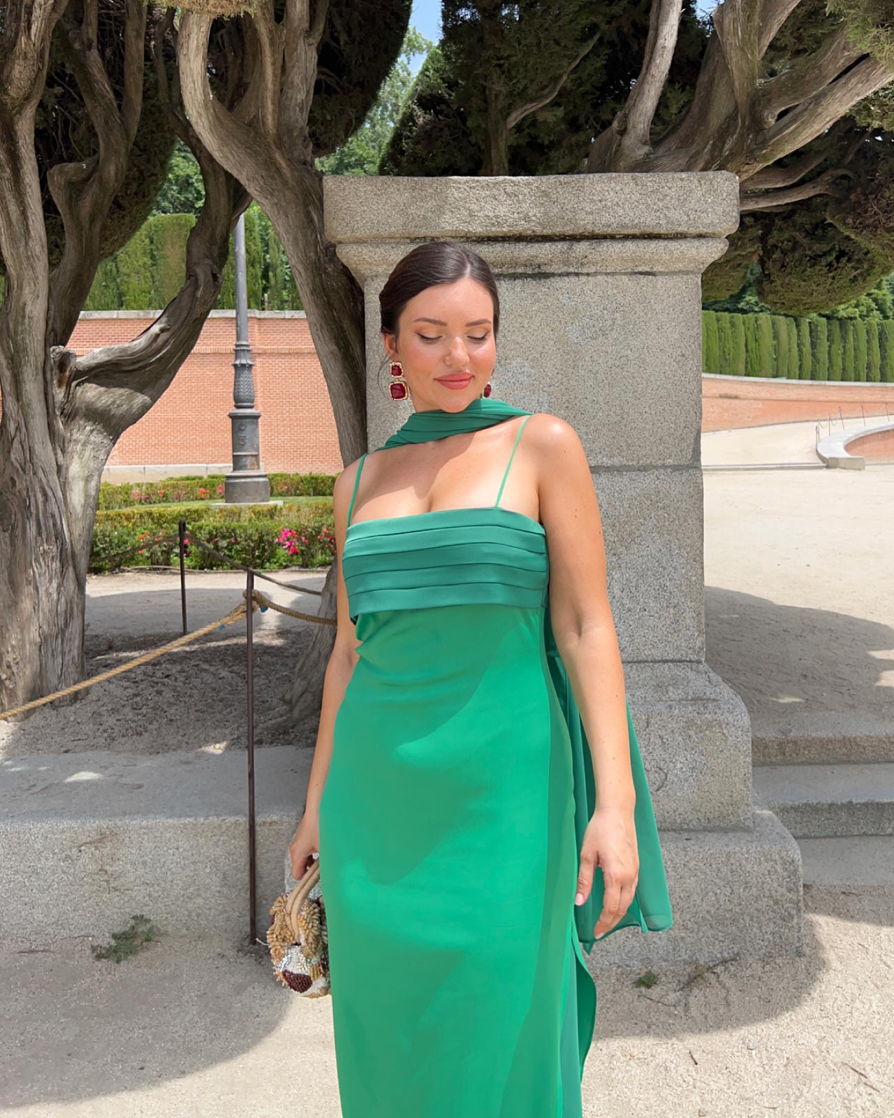 Tosca Green Shawl