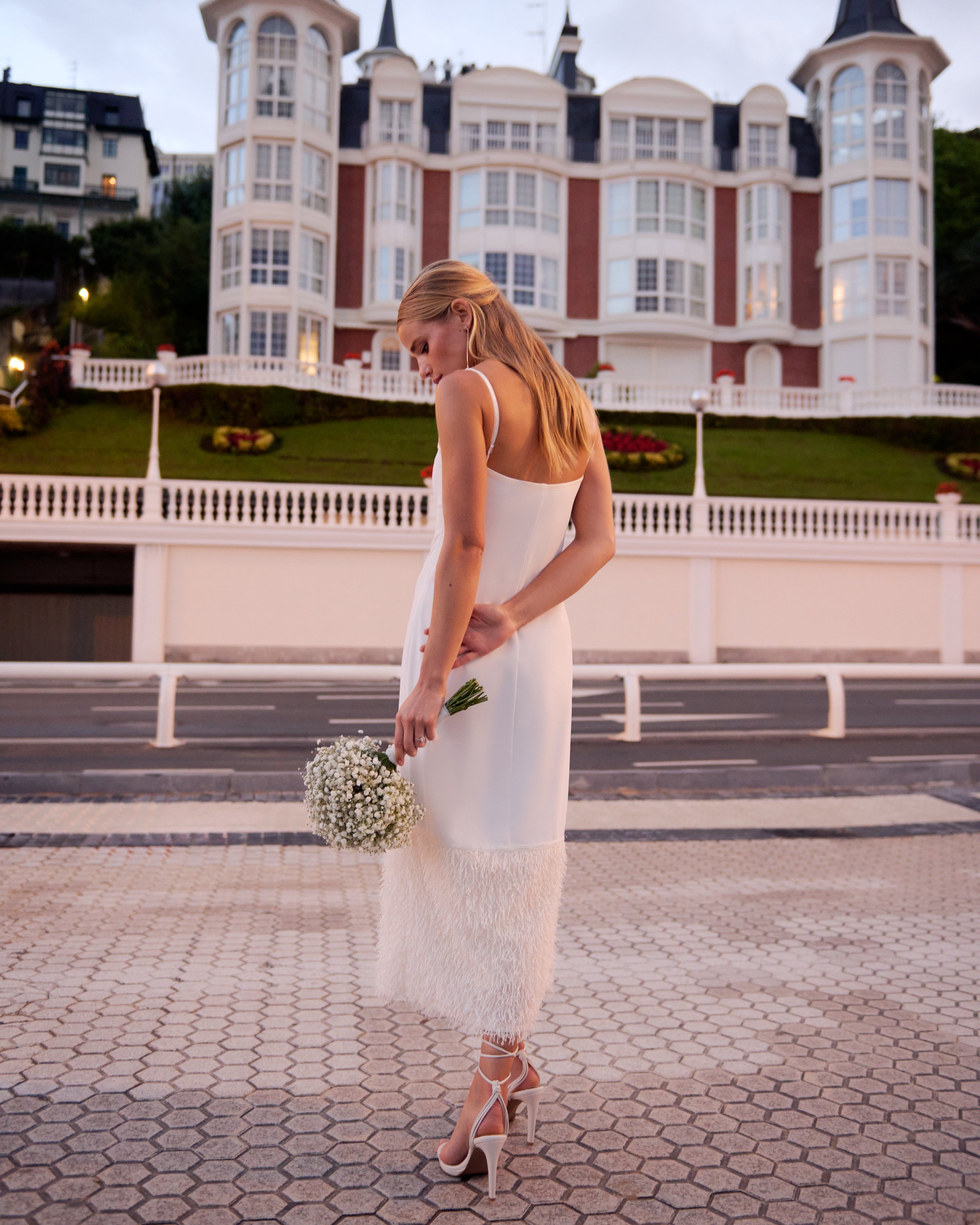 Ava White Dress