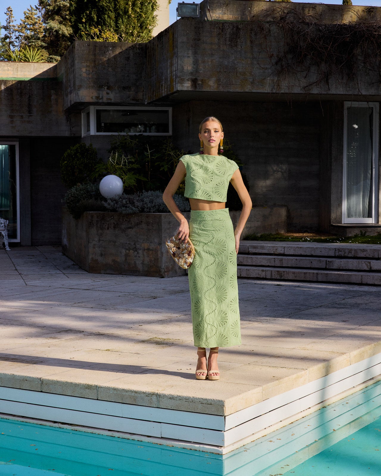 Garda Lime Skirt