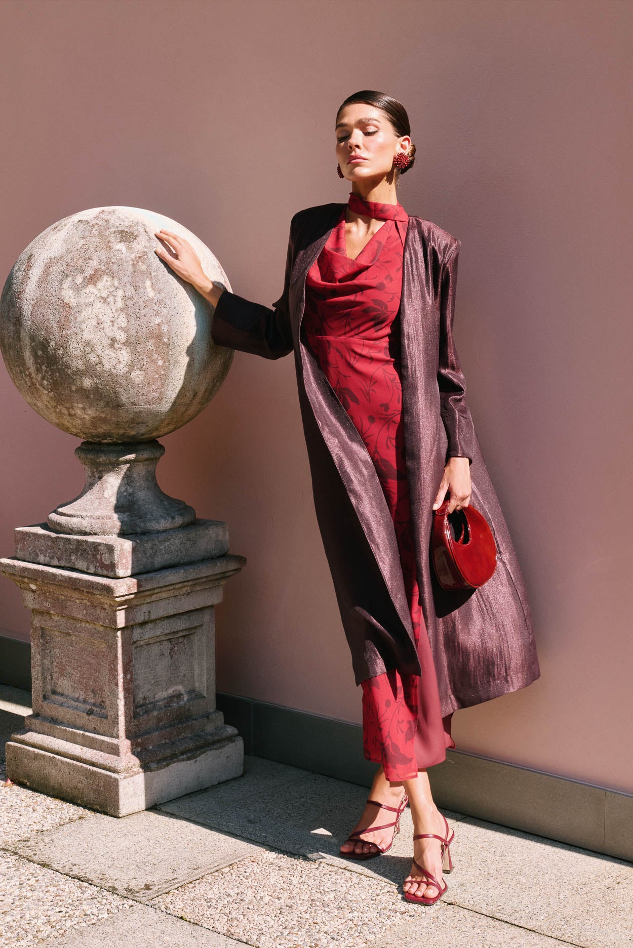 Nova Kimono Maroon