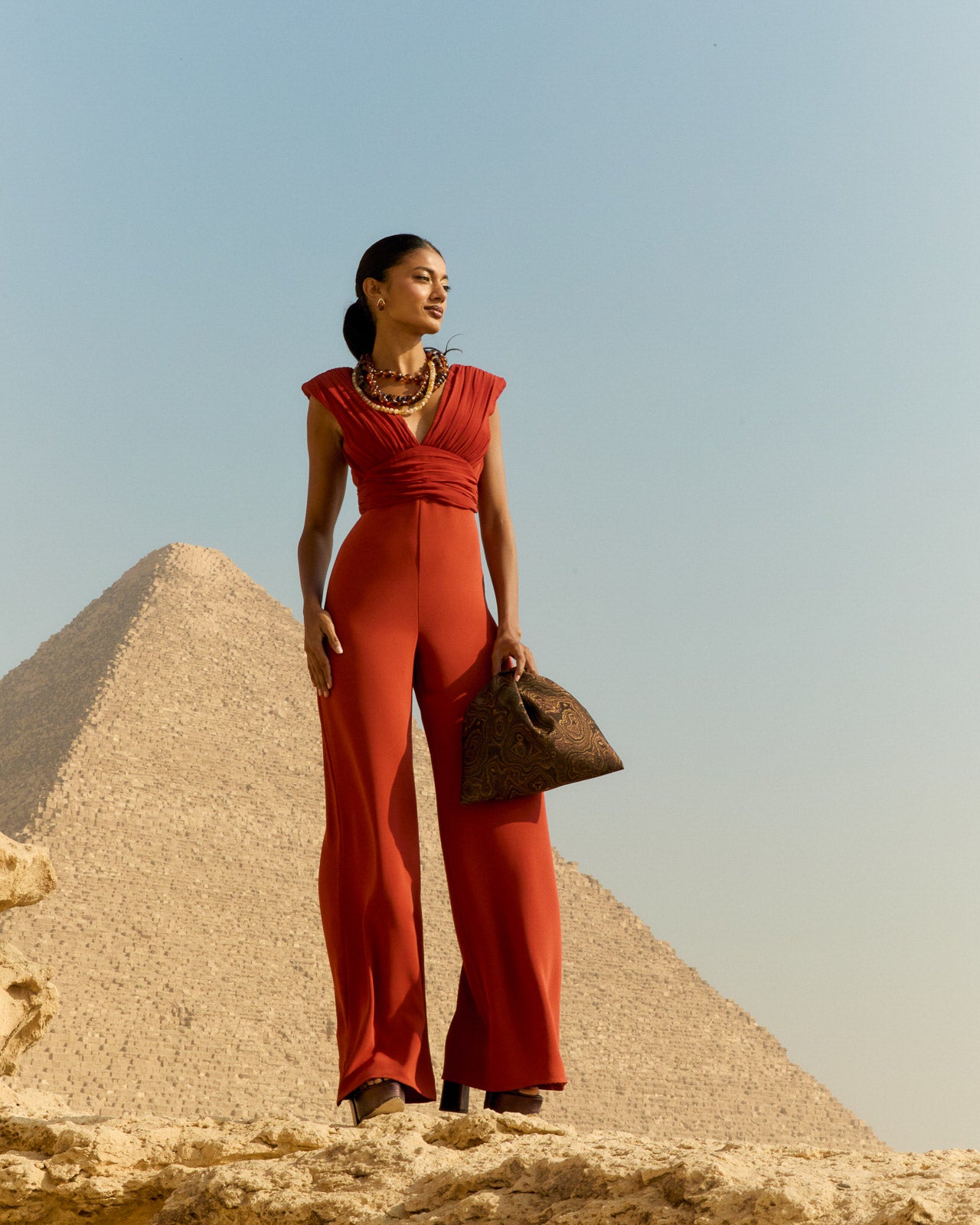 Carlot Copper Jumpsuit