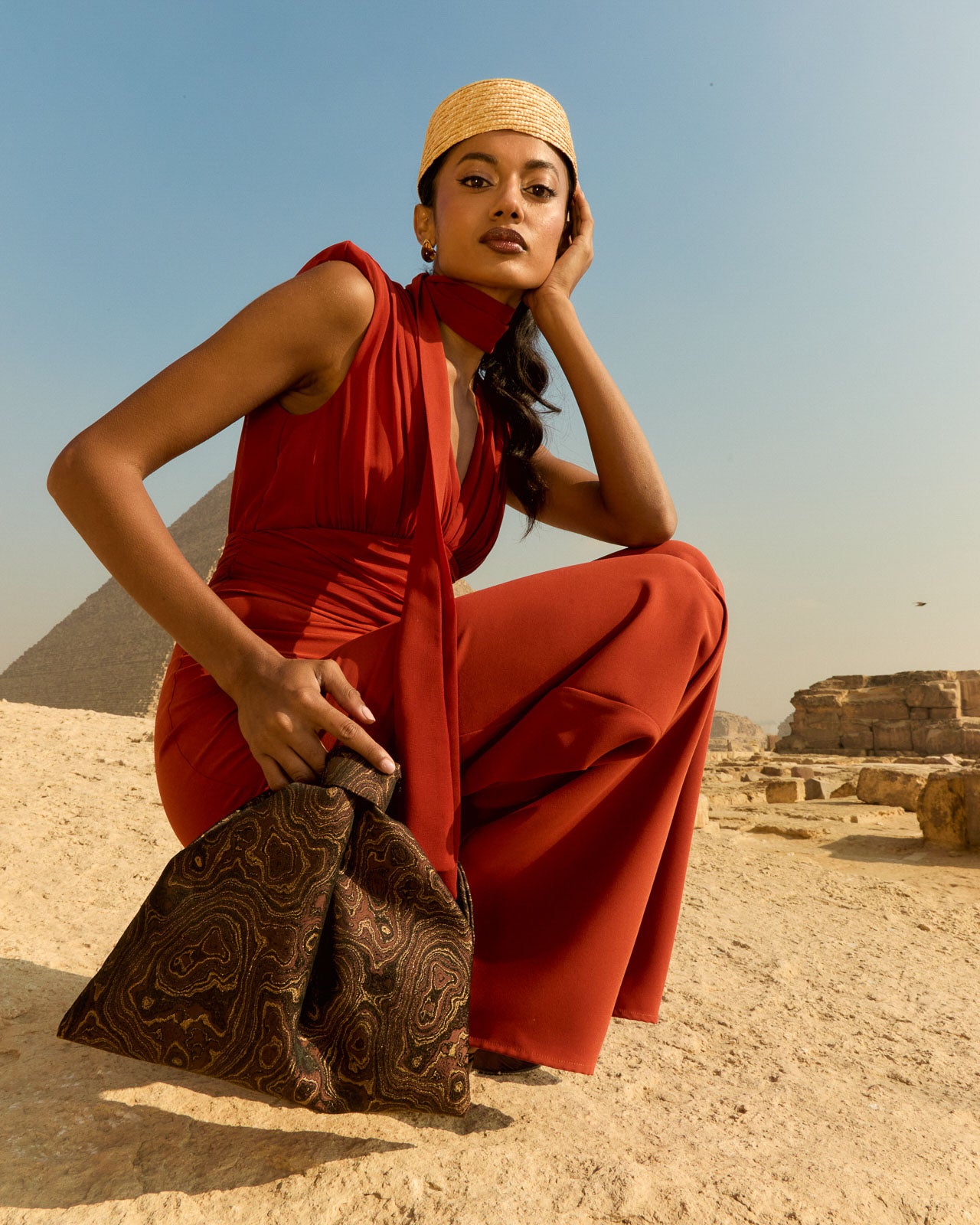 Carlot Copper Jumpsuit