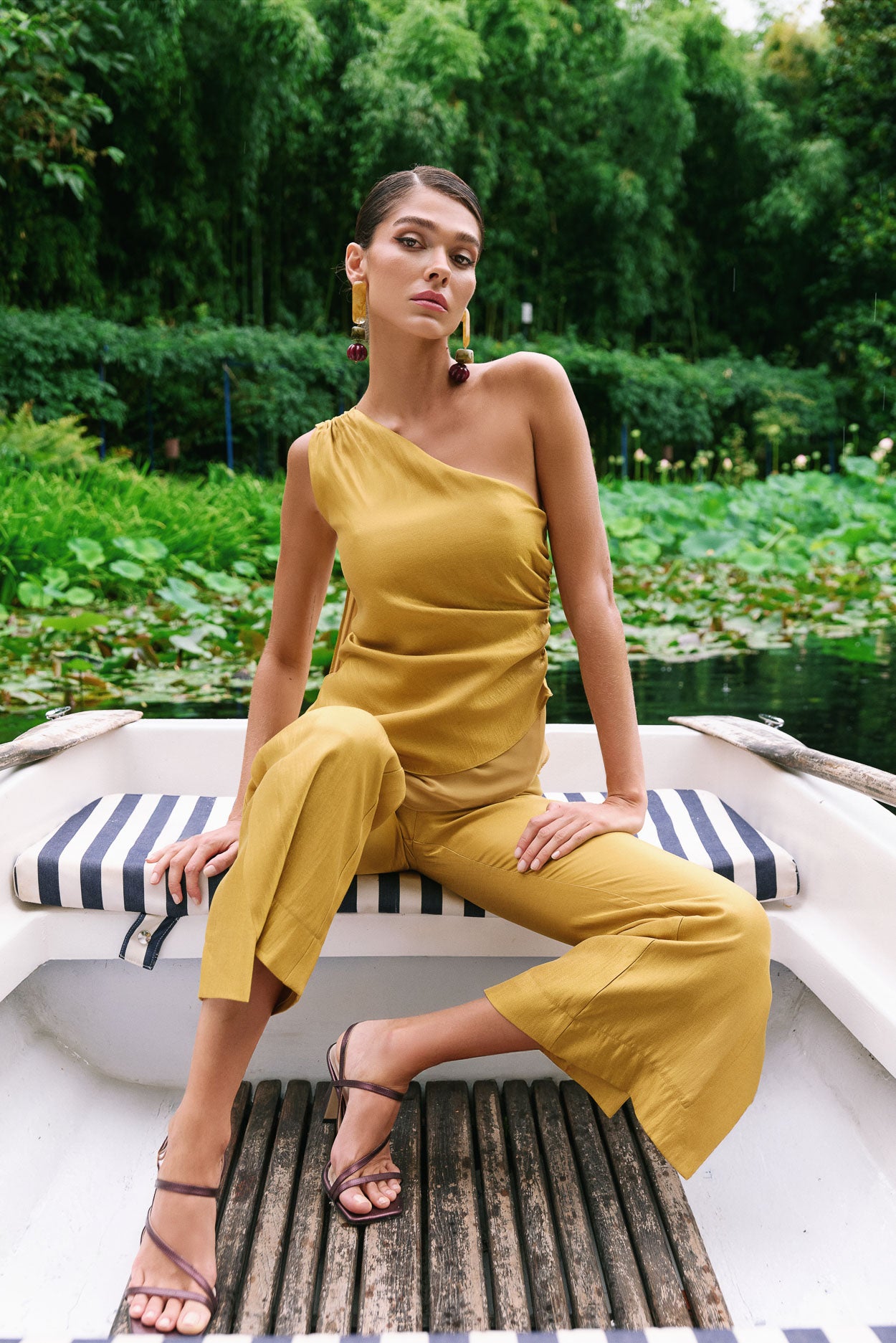 Aria Trousers Mustard