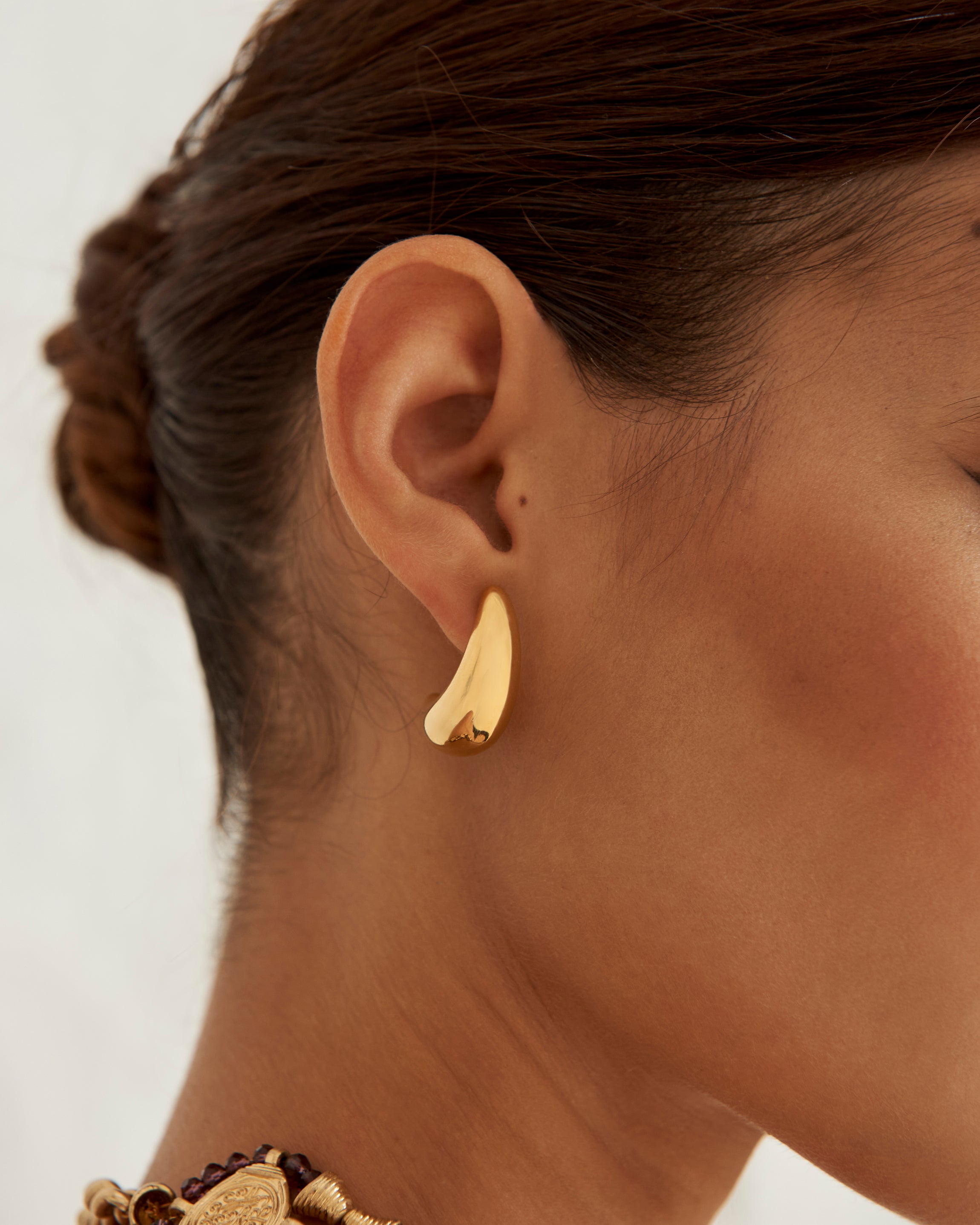 Drop Gold Earrings