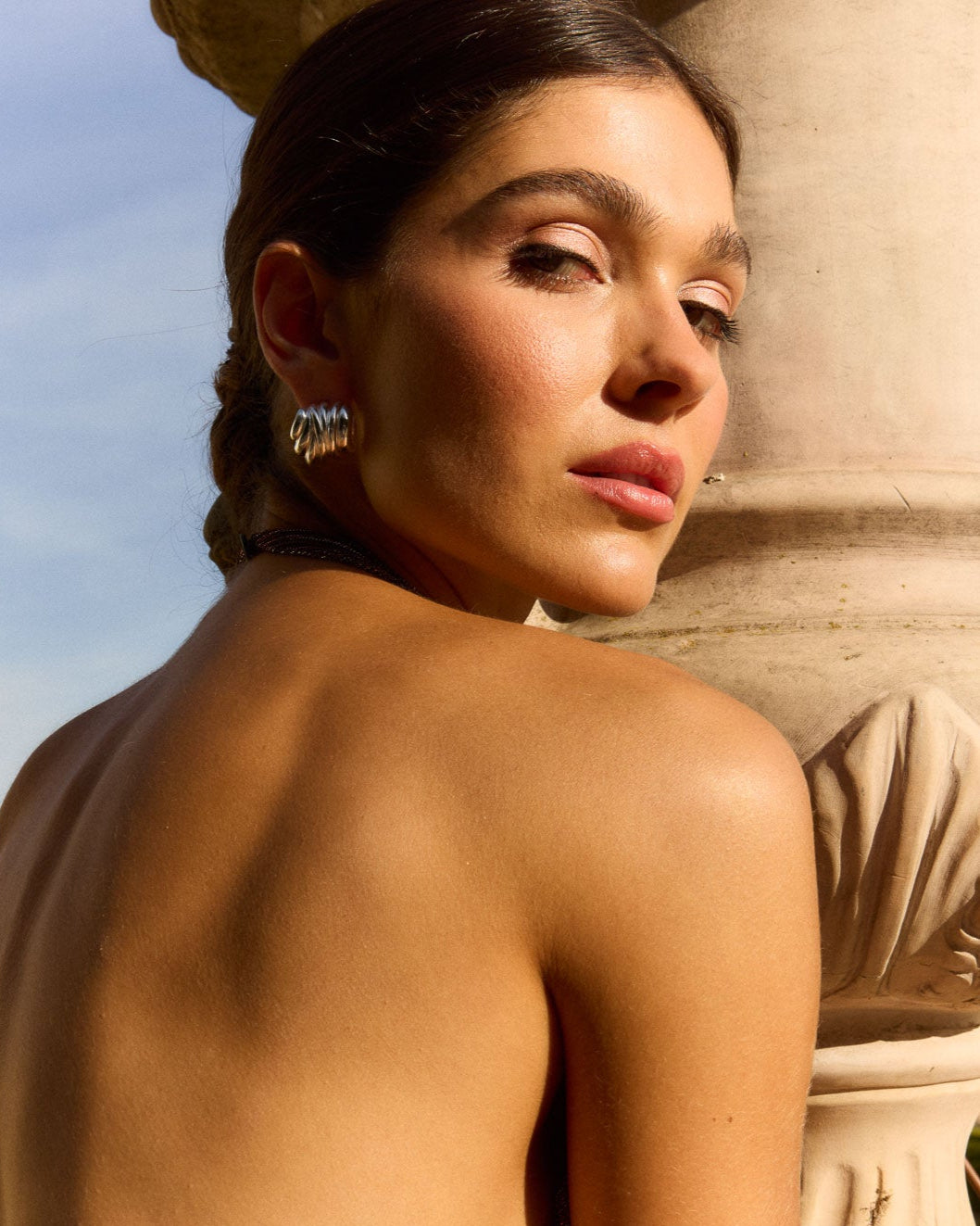Boucles d'oreilles Safira en Argent
