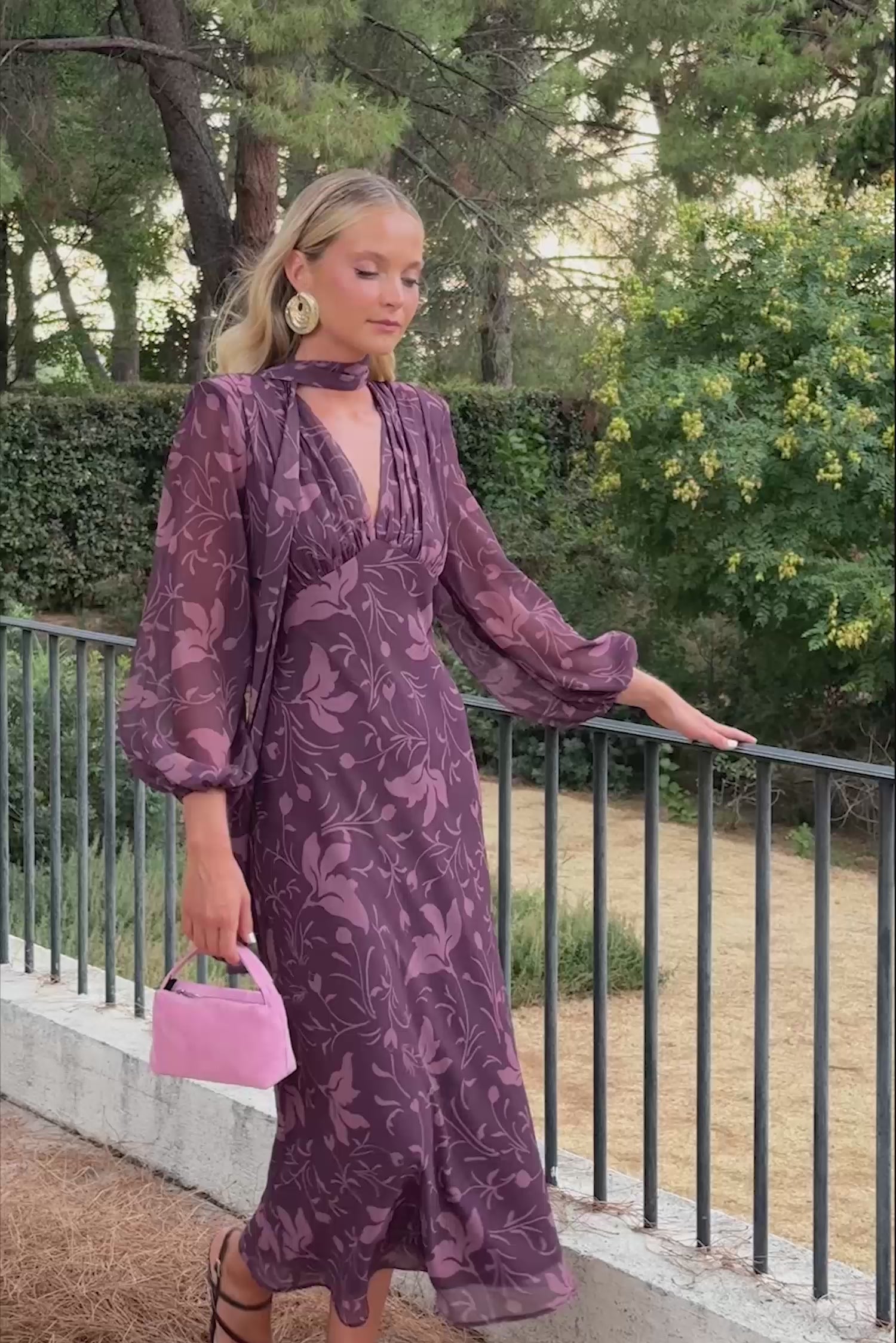 Nabuco Dress Florisse Purple