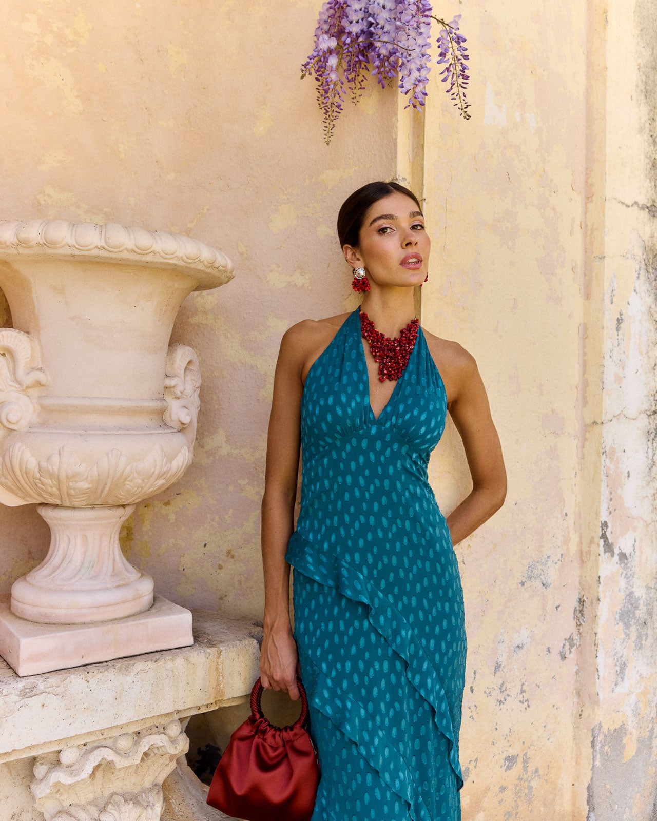 Florence Petrol Blue Dress