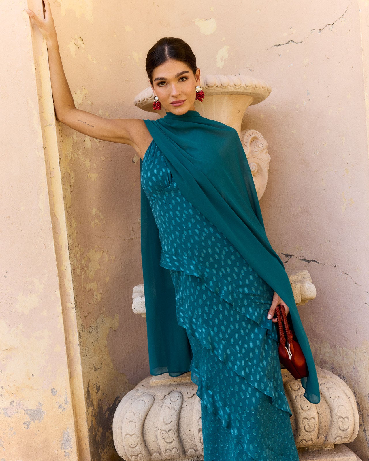 Tosca Petrol blue Shawl