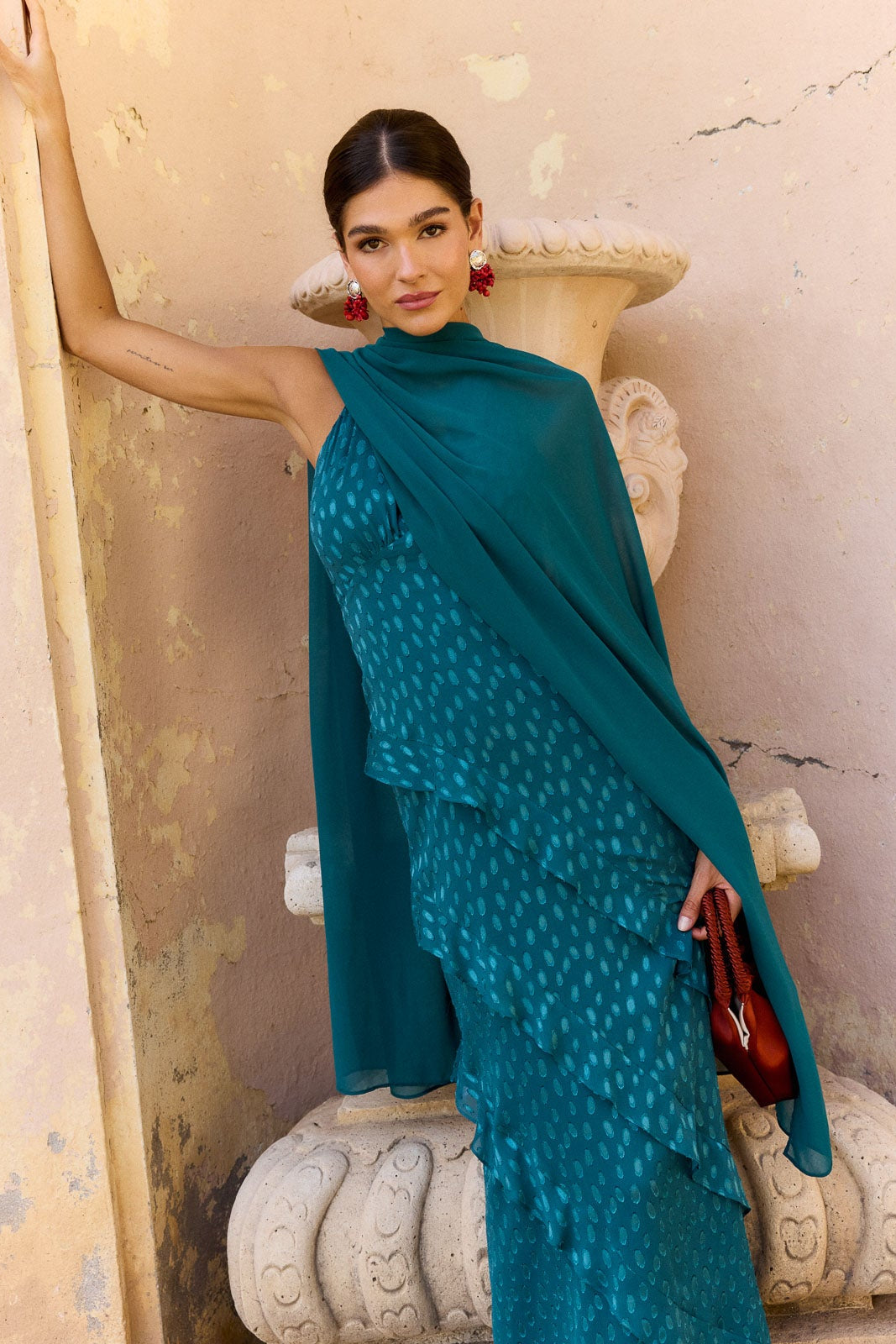 Tosca Petrol blue Shawl