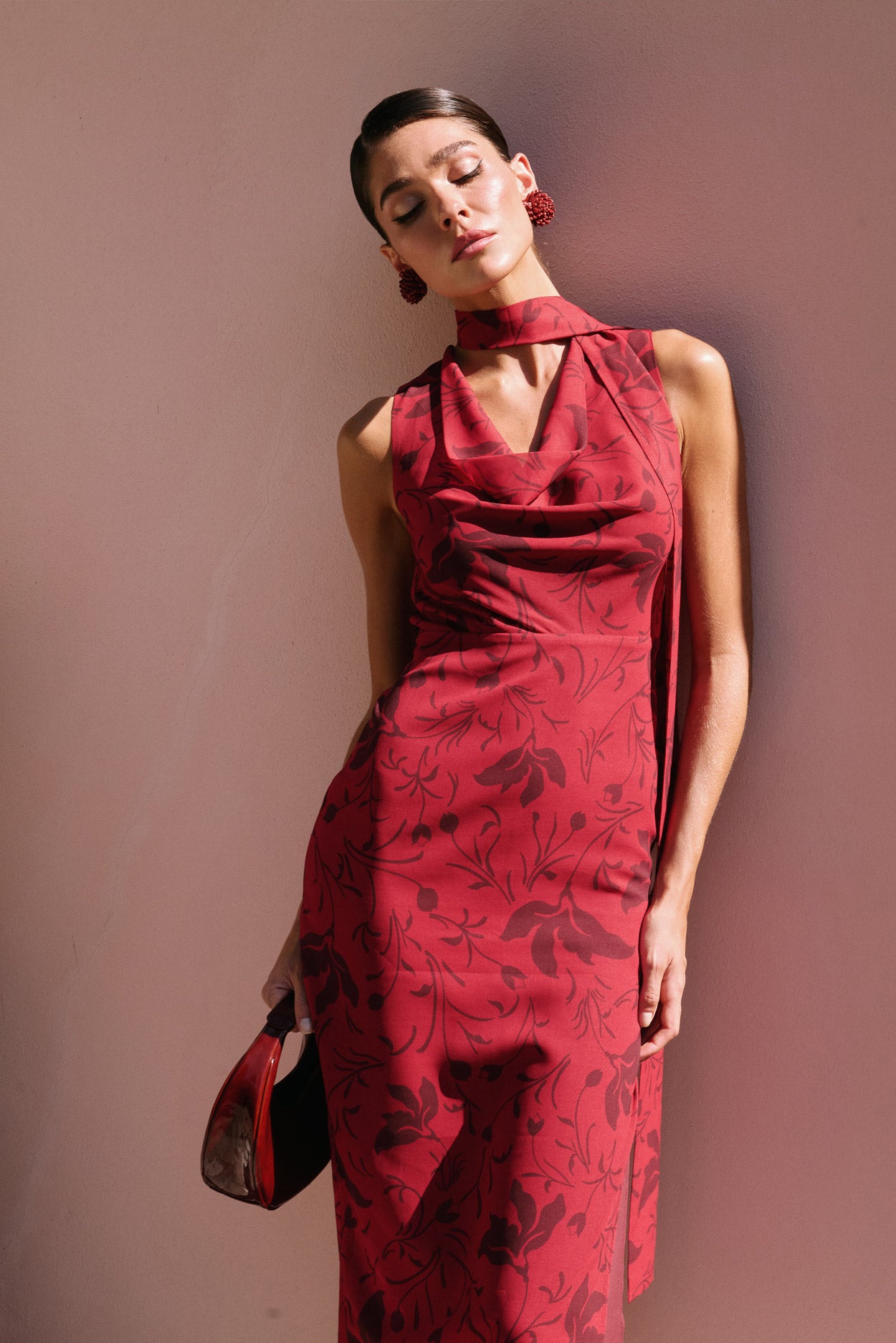 Vestido Palazzo Florisse Rojo