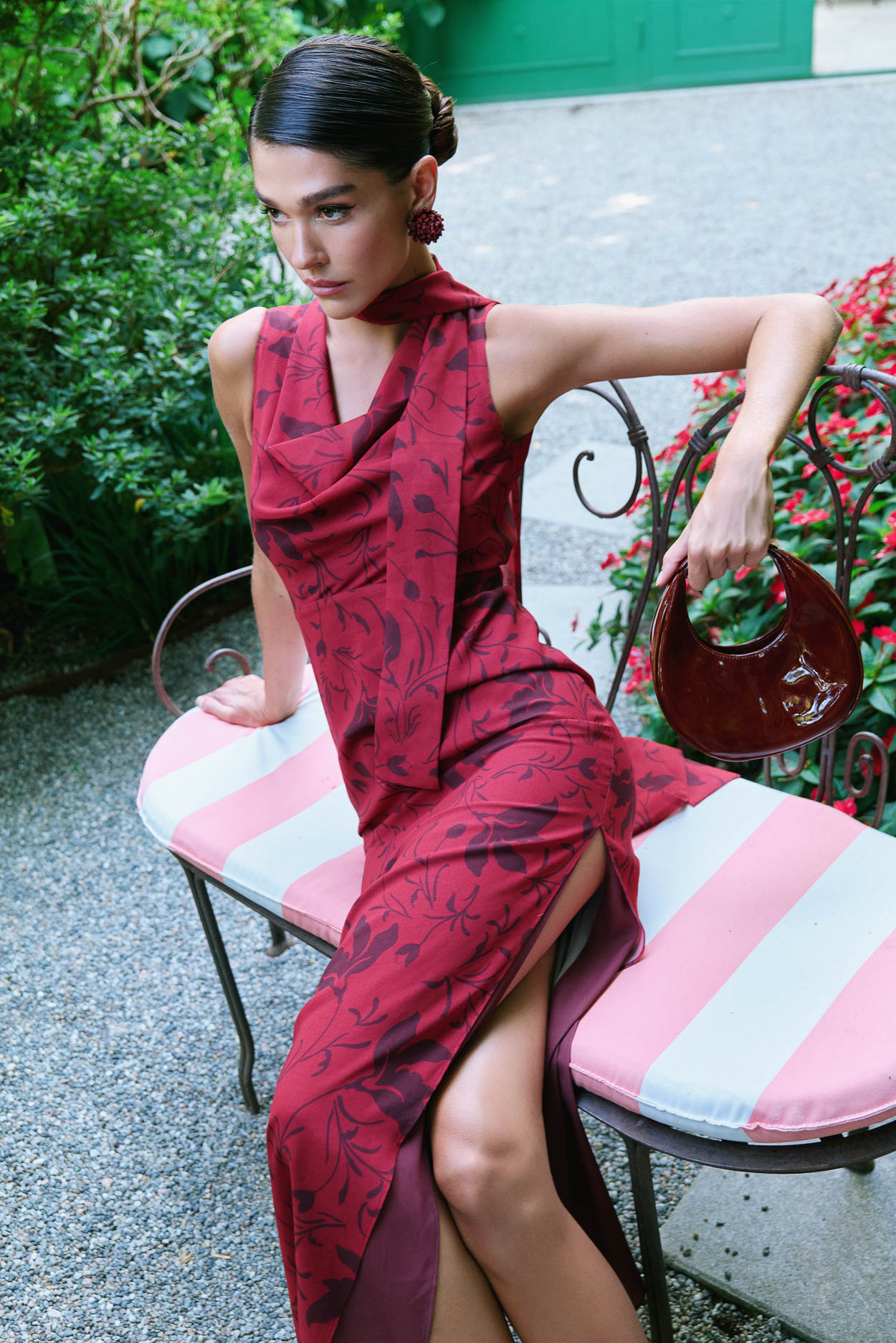 Vestido Palazzo Florisse Rojo