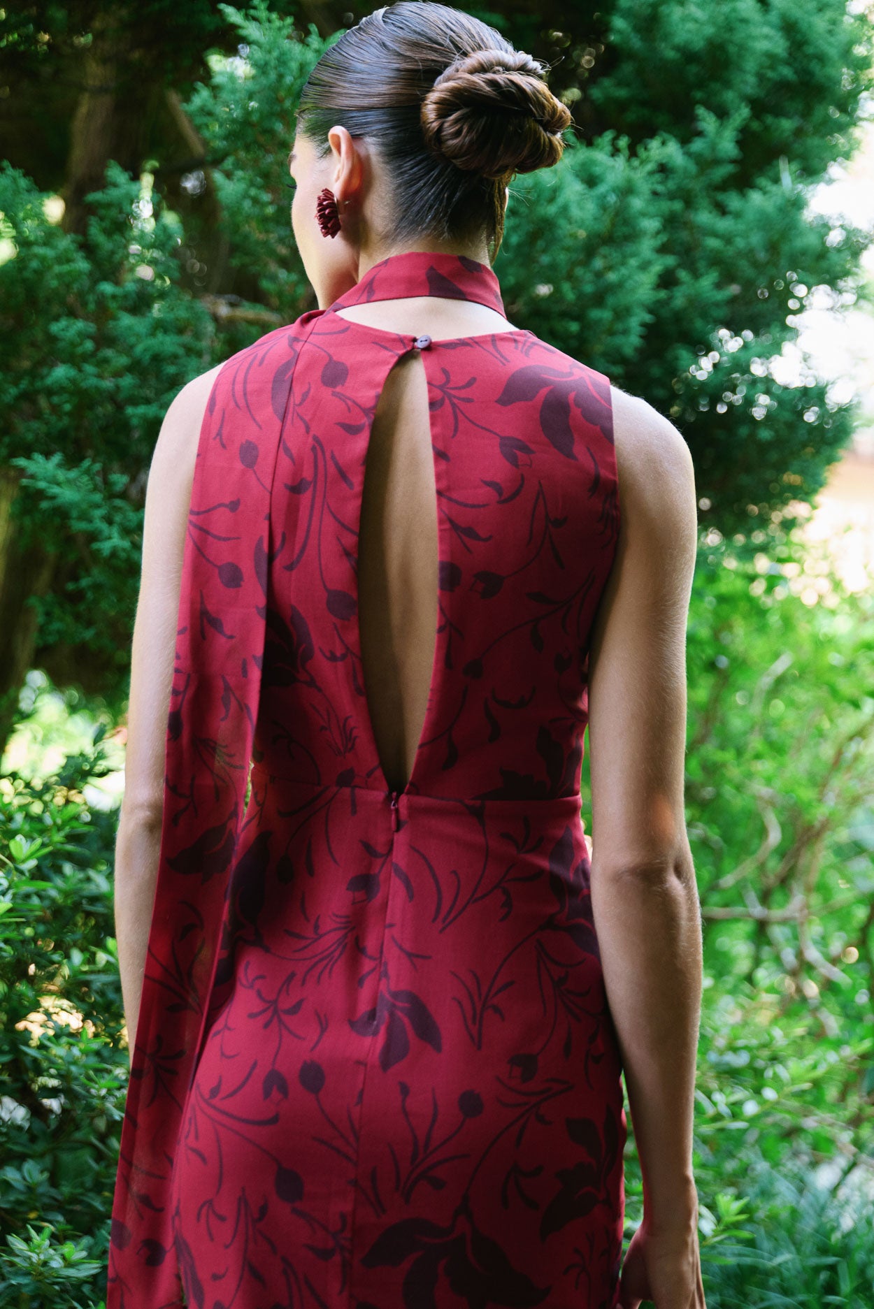 Vestido Palazzo Florisse Rojo