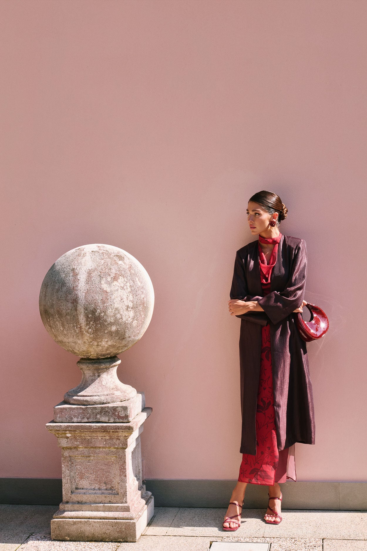 Vestido Palazzo Florisse Rojo