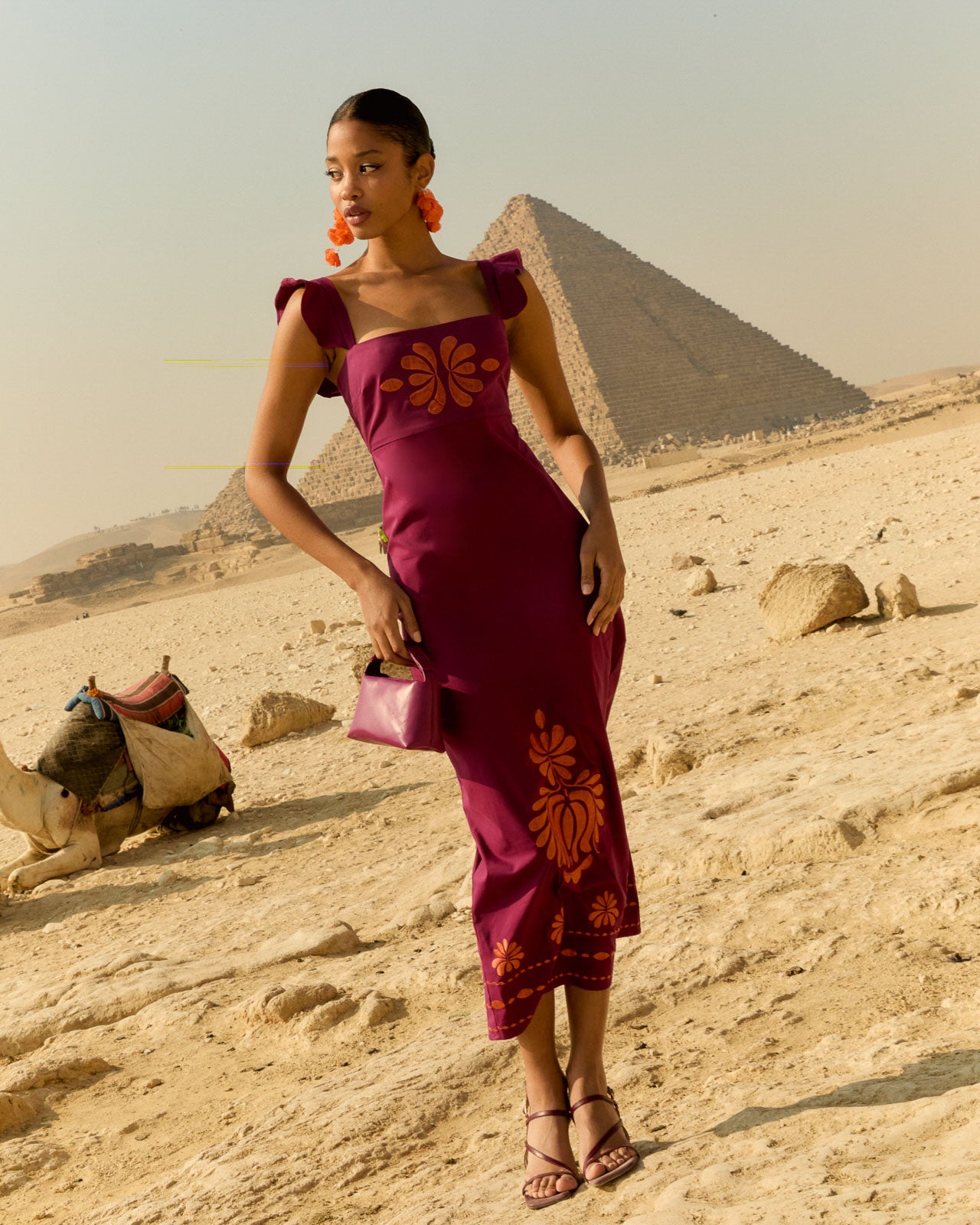 Robe Samira Vin Brodé