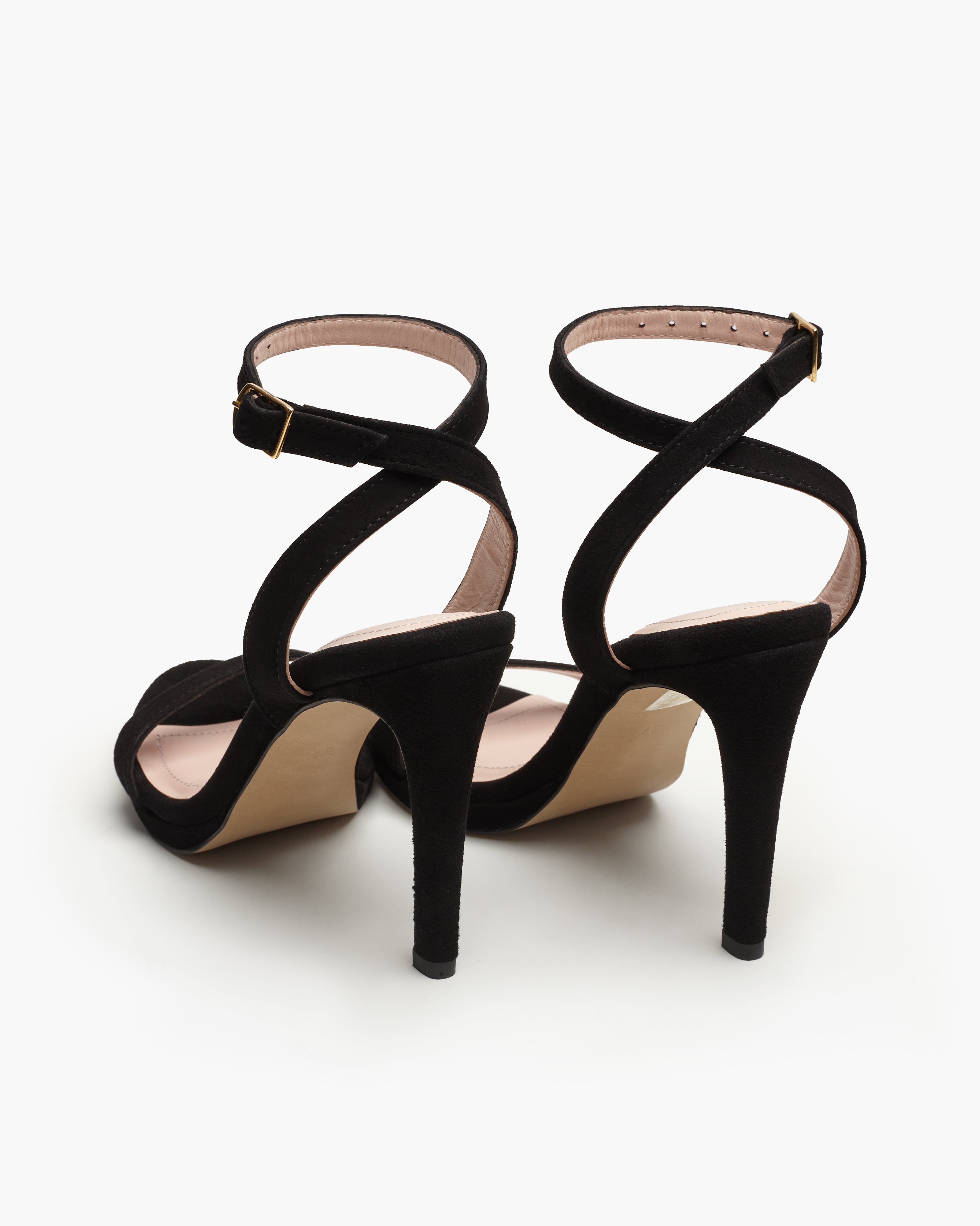 Leonie Black Sandals