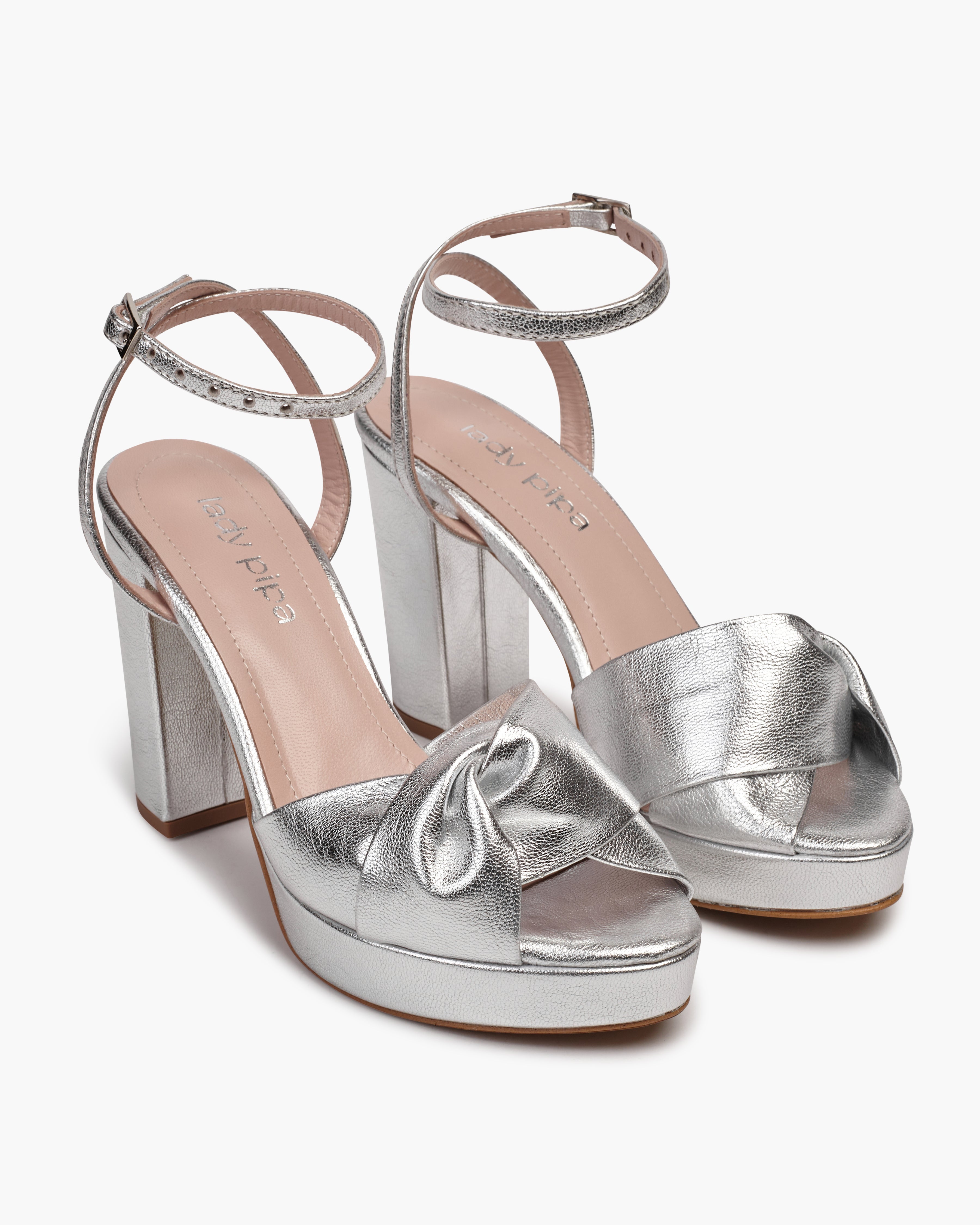 Georgia Silver Sandals