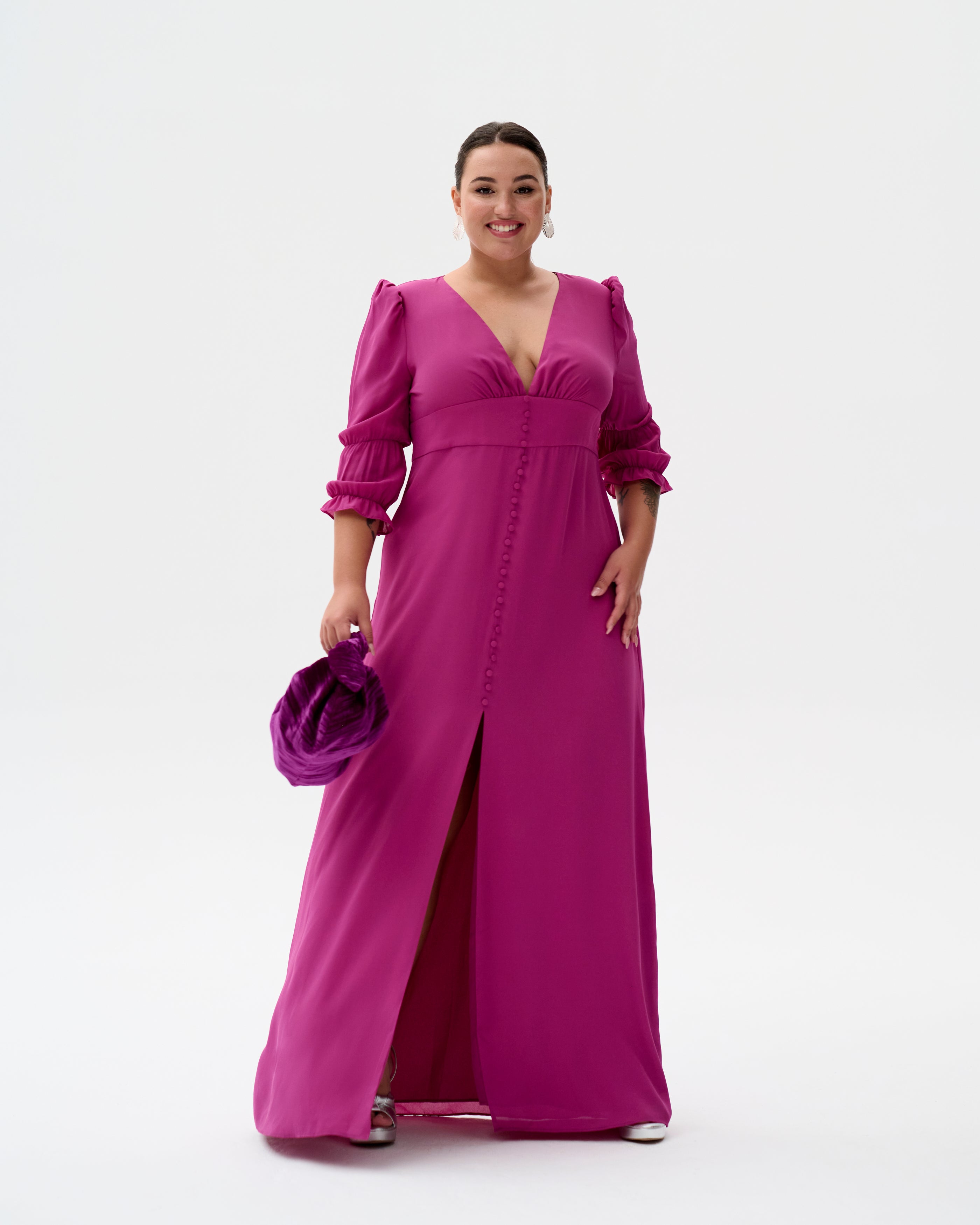 Vestido Manola Morado