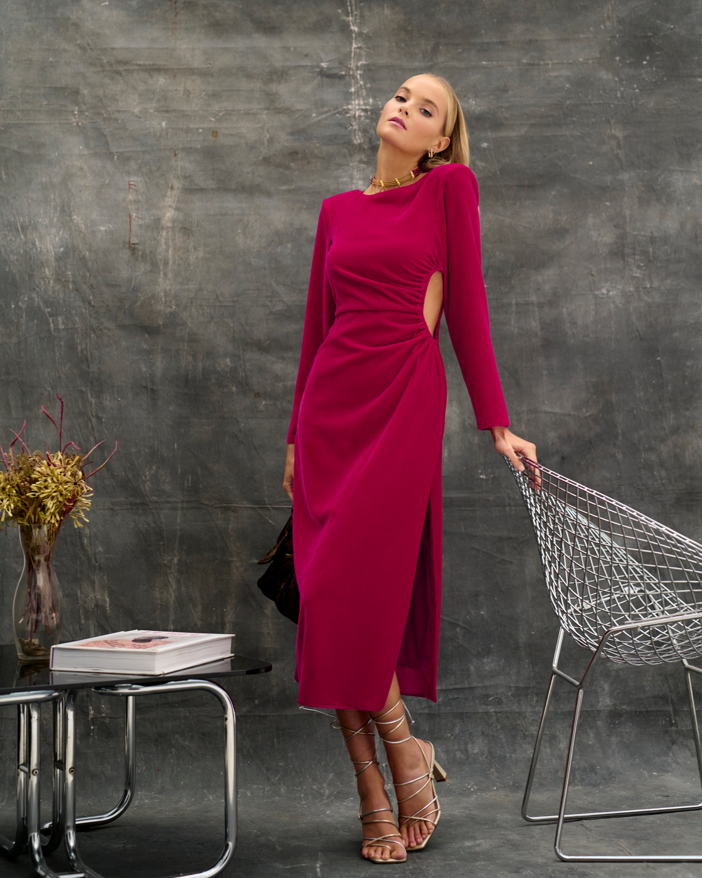 Vestido Casiopea Fucsia