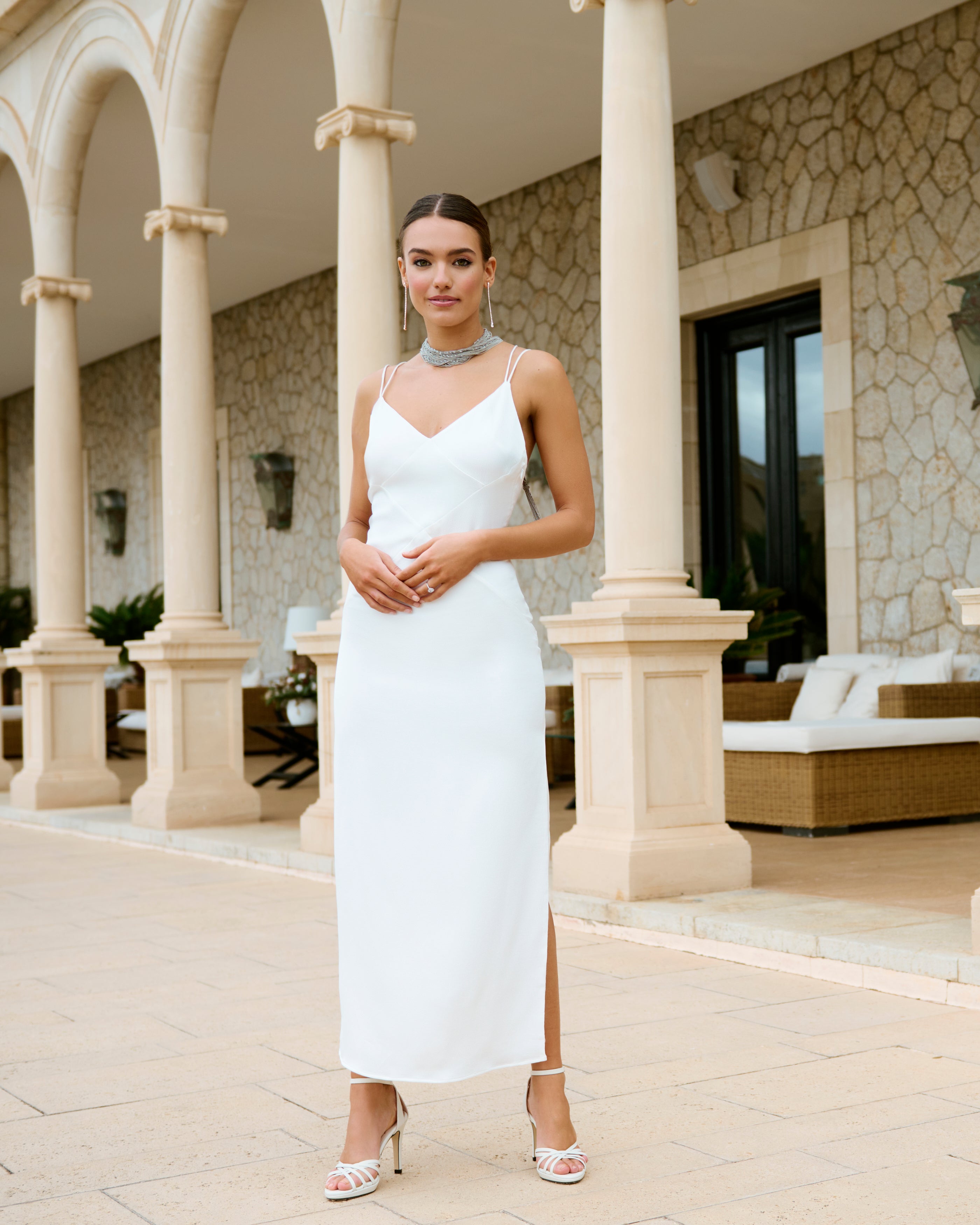 Camelia White Dress