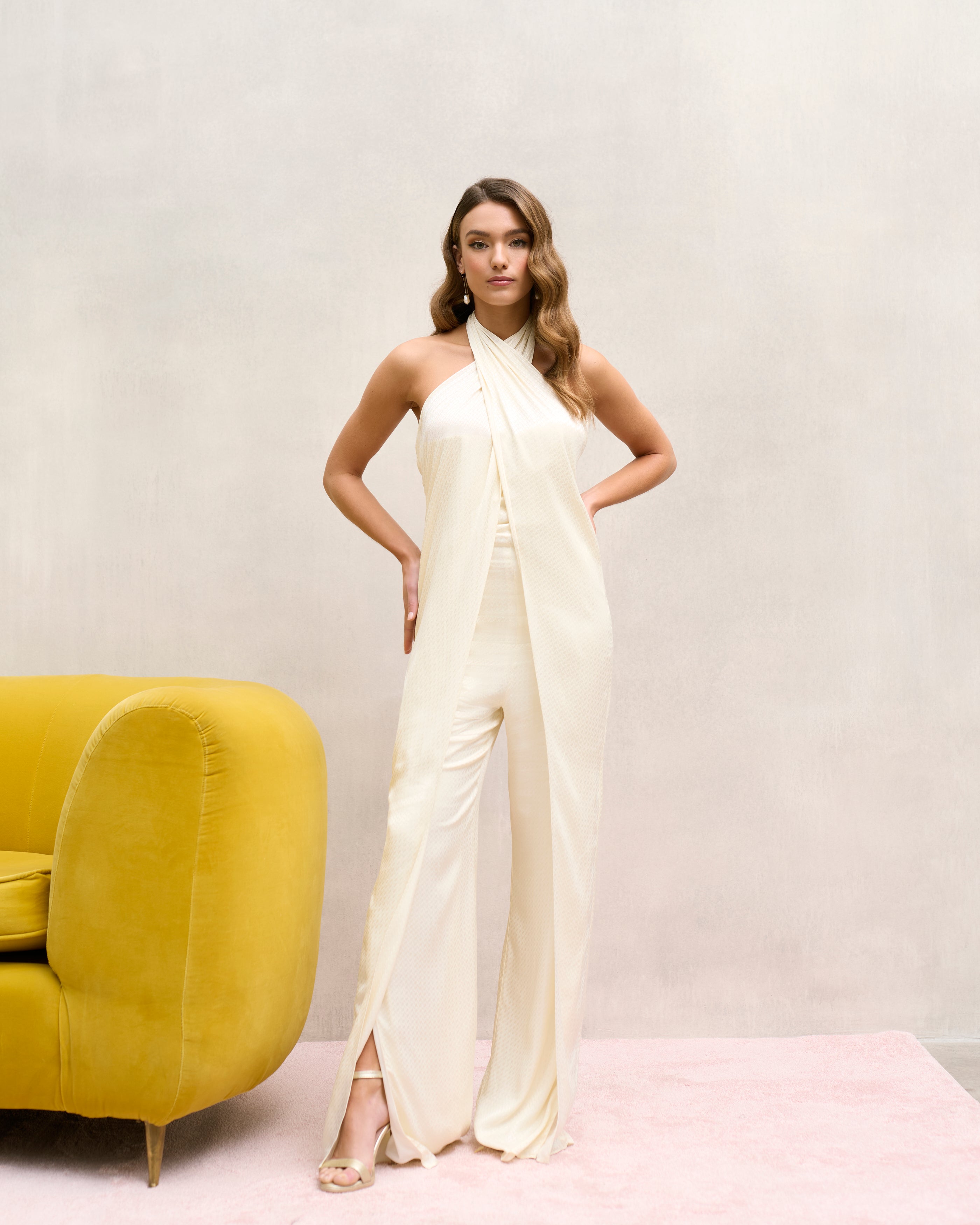 Blossom White Jumpsuit