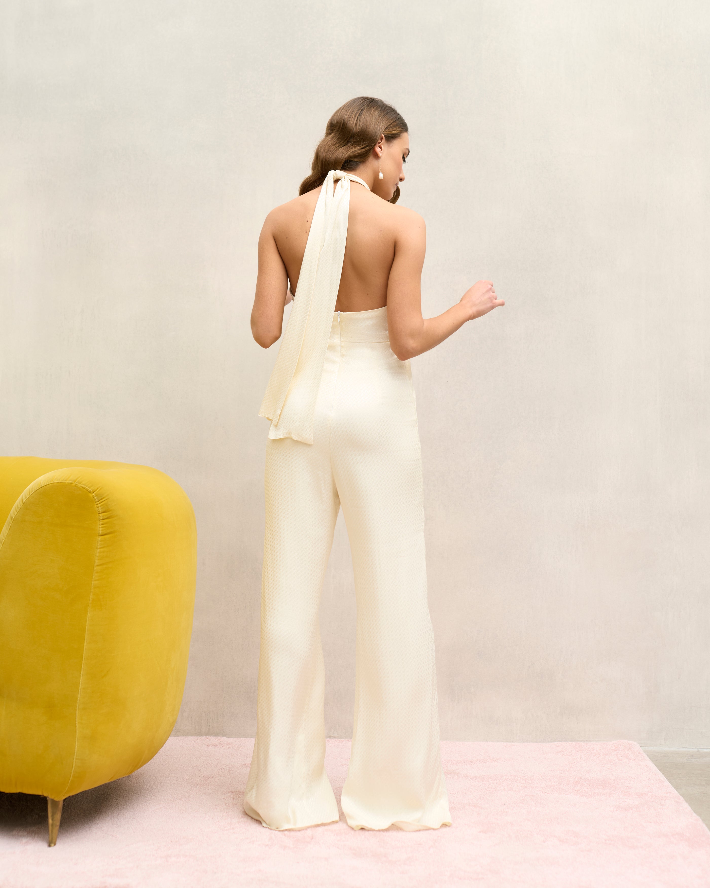 Blossom White Jumpsuit